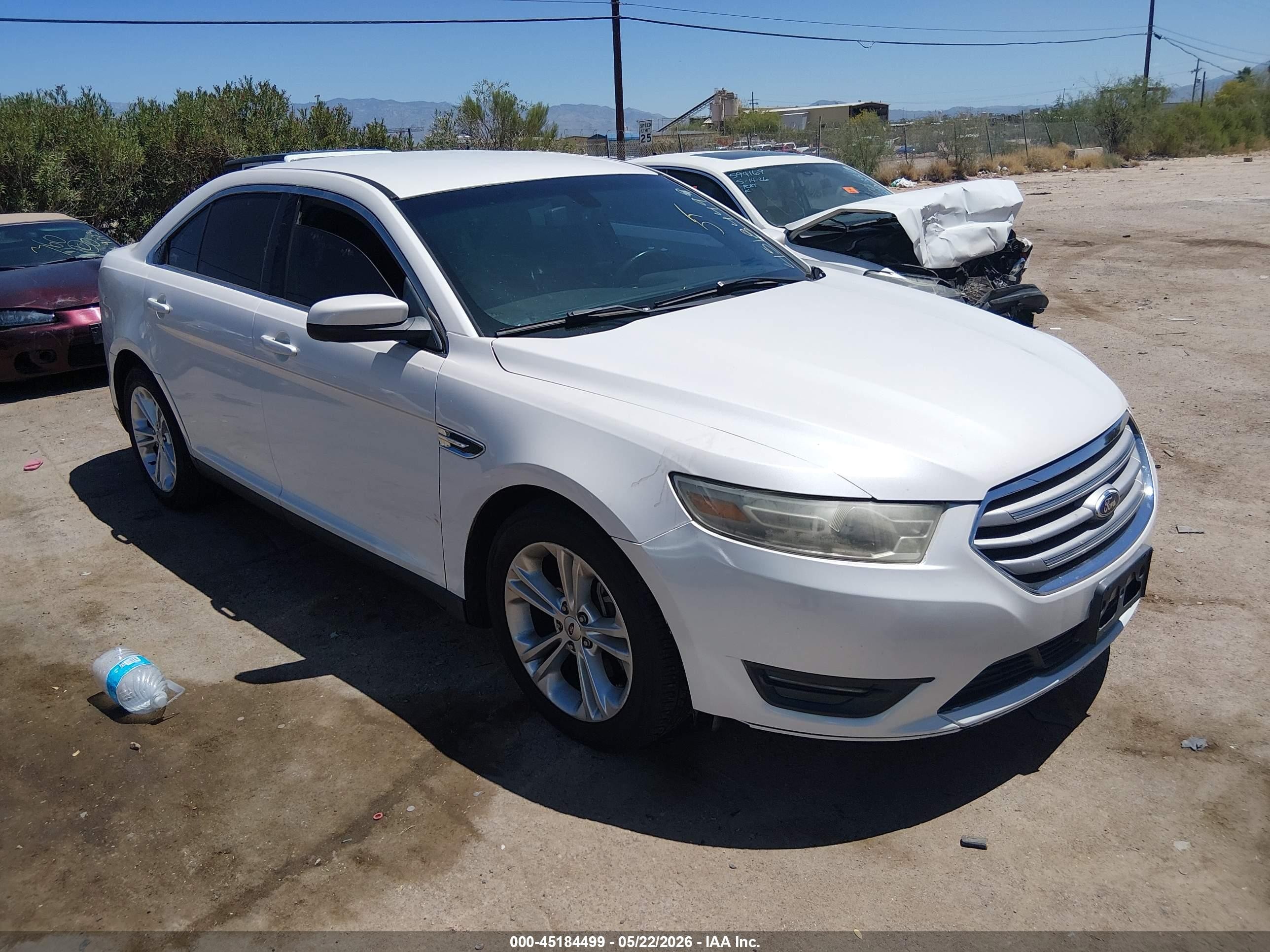 2013 Ford Taurus Sel White vin: 1FAHP2E89DG188688