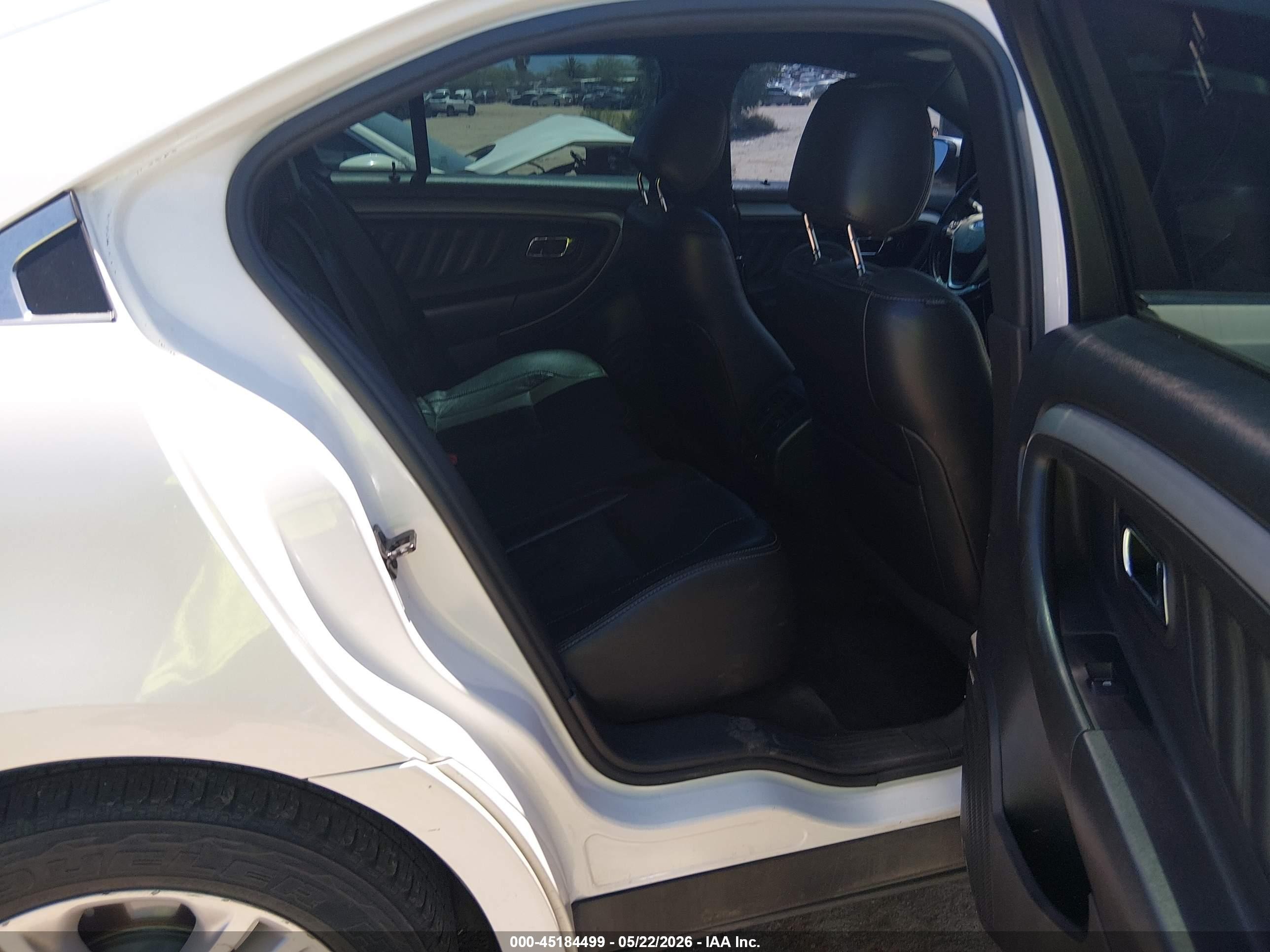 2013 Ford Taurus Sel White vin: 1FAHP2E89DG188688