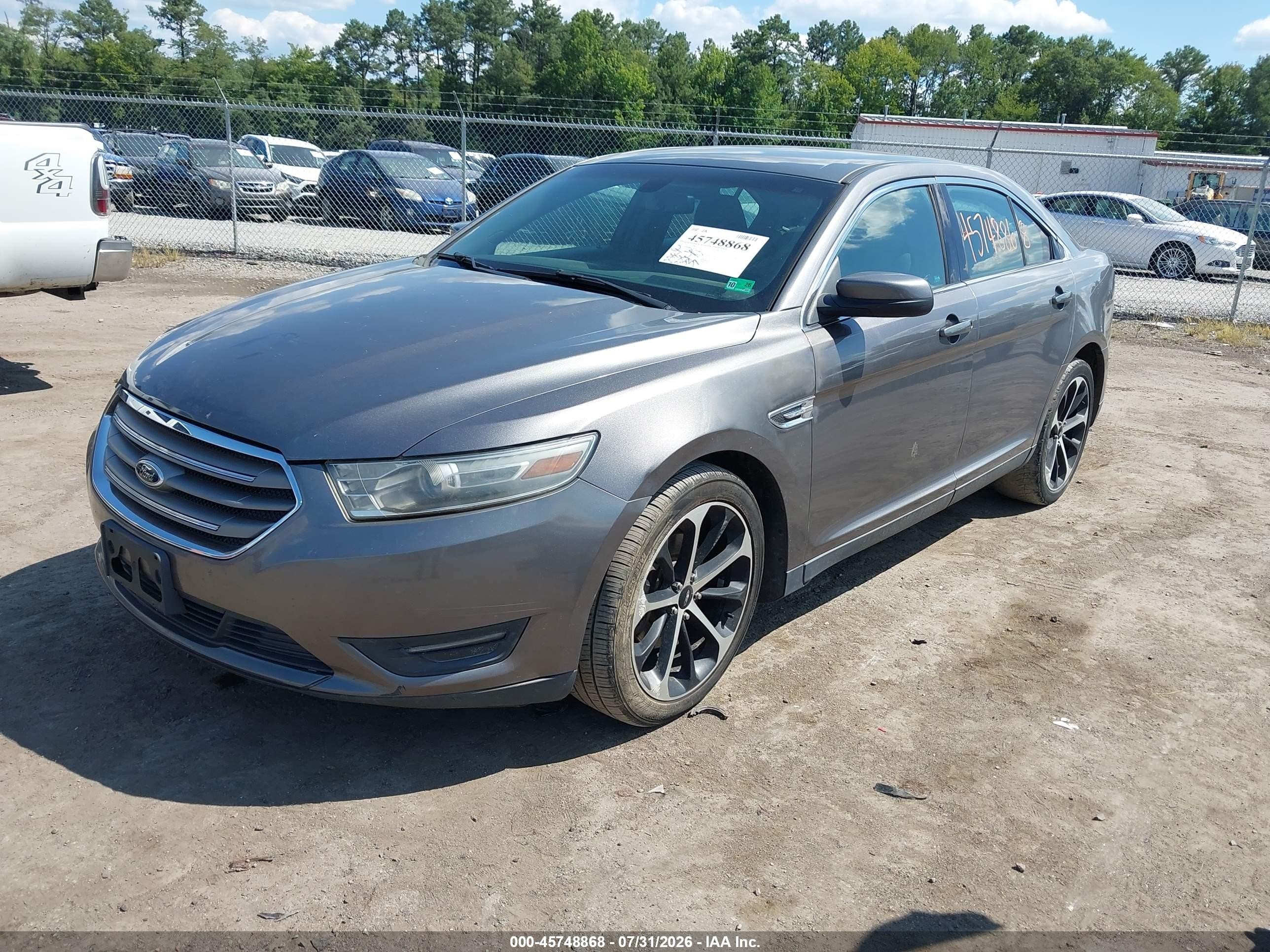 2014 Ford Taurus Sel Серый vin: 1FAHP2E89EG119095