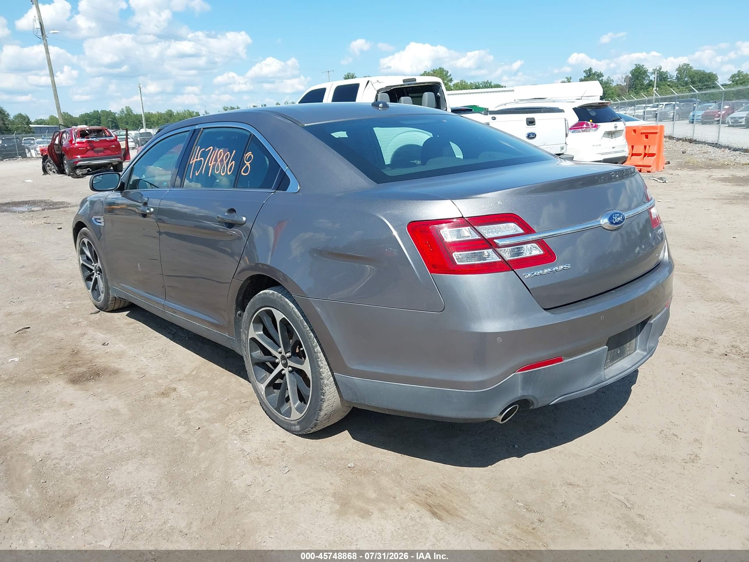 2014 Ford Taurus Sel Серый vin: 1FAHP2E89EG119095