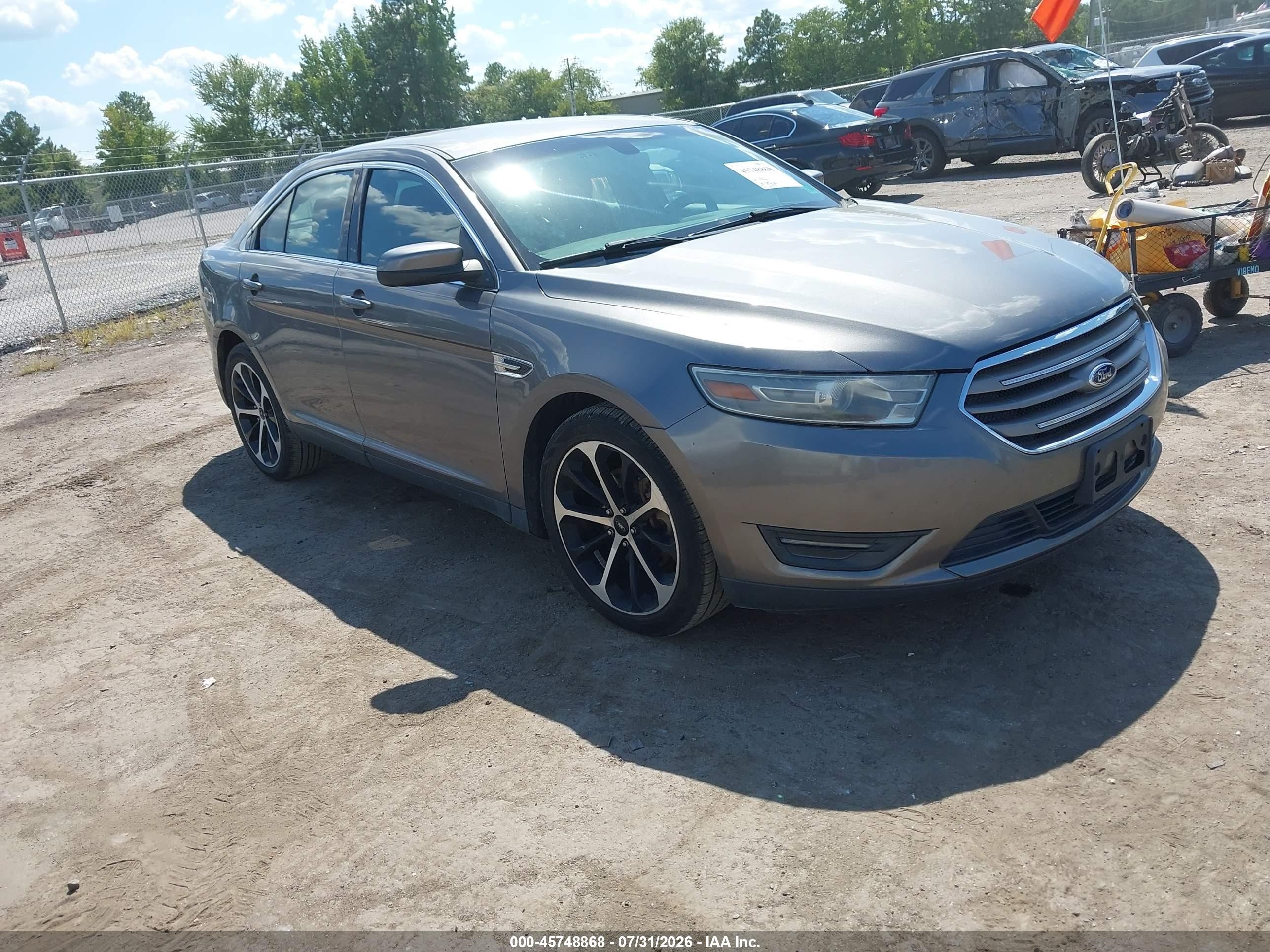 2014 Ford Taurus Sel Серый vin: 1FAHP2E89EG119095
