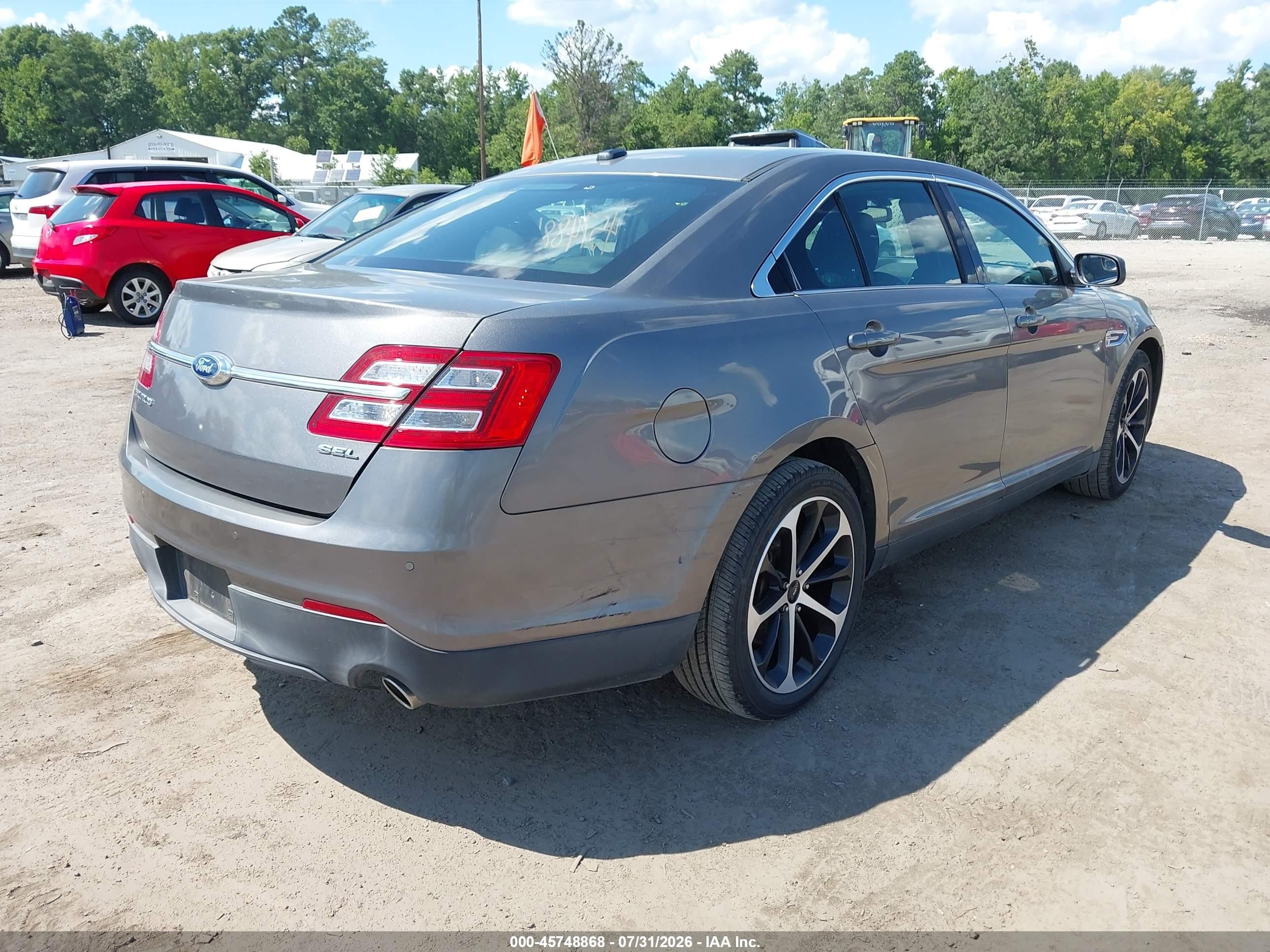 2014 Ford Taurus Sel Серый vin: 1FAHP2E89EG119095