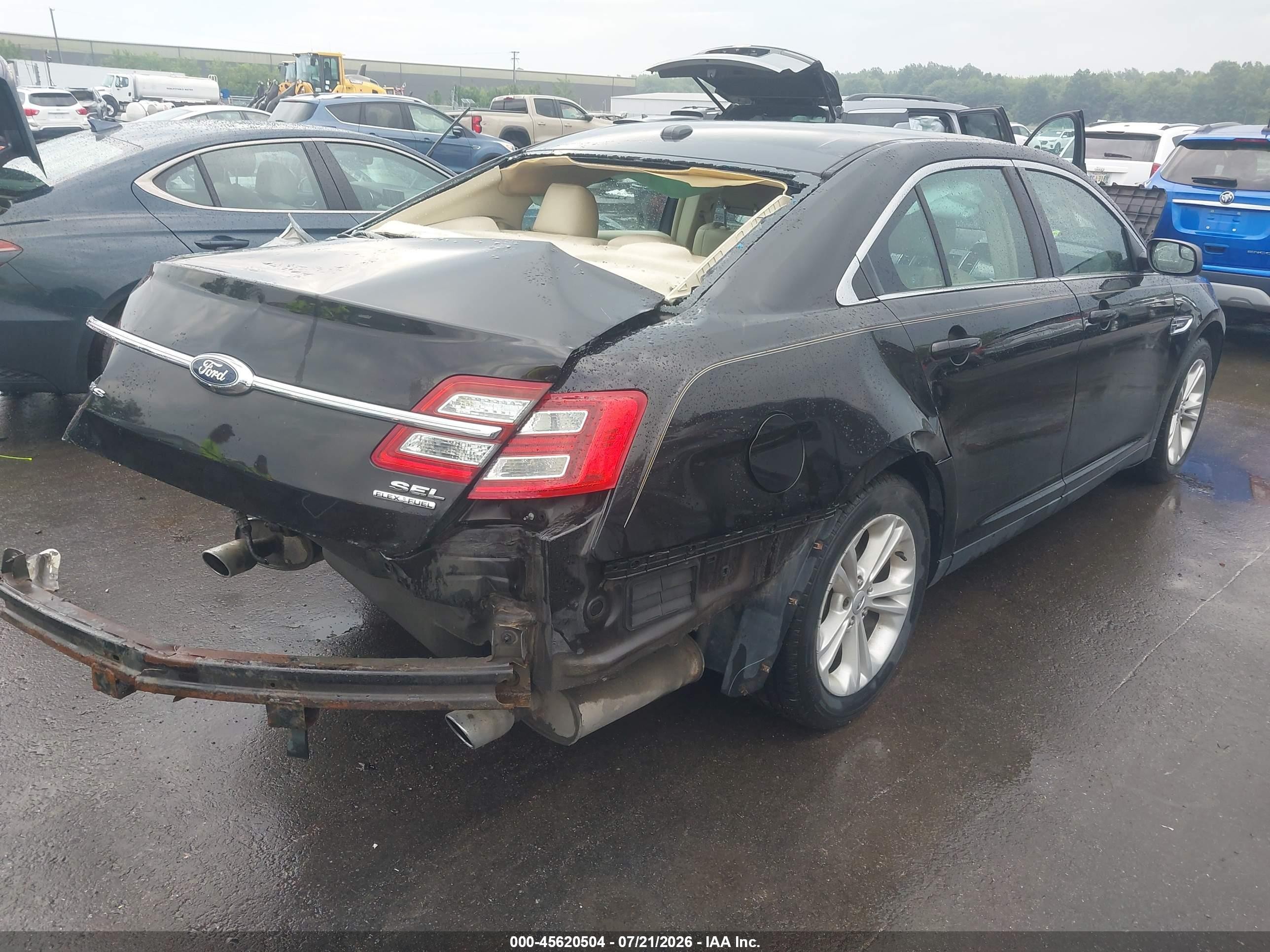 2014 Ford Taurus Sel Black vin: 1FAHP2E89EG136897