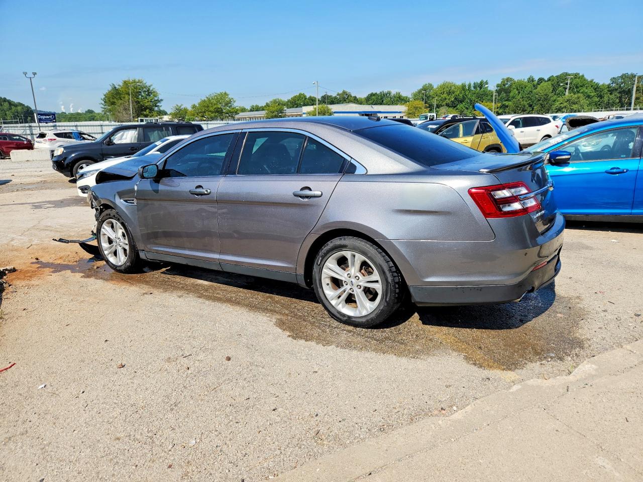 2014 Ford Taurus Sel Gray vin: 1FAHP2E89EG141842