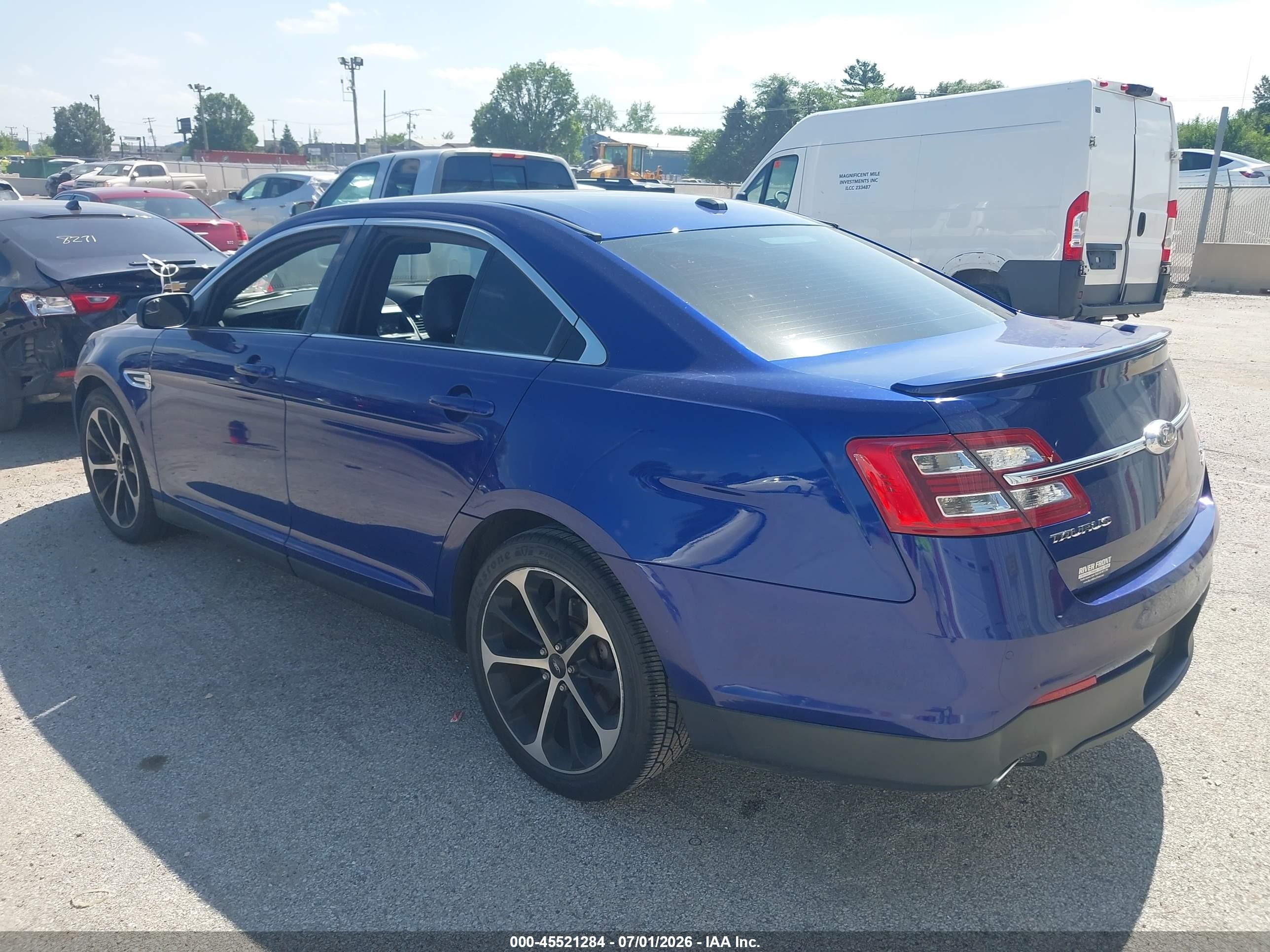 2014 Ford Taurus Sel Blue vin: 1FAHP2E89EG171116
