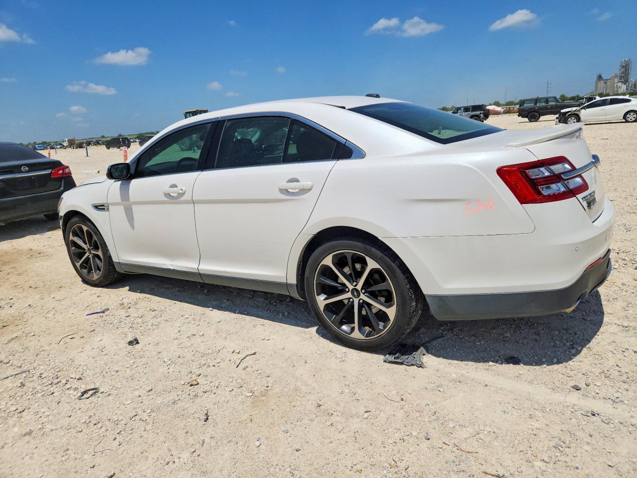 2014 Ford Taurus Sel Белый vin: 1FAHP2E89EG174310