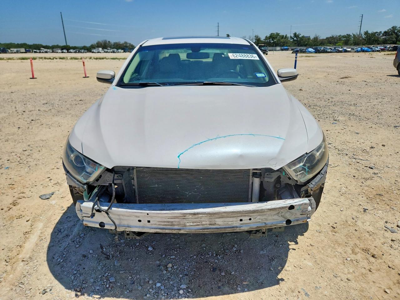 2014 Ford Taurus Sel Белый vin: 1FAHP2E89EG174310