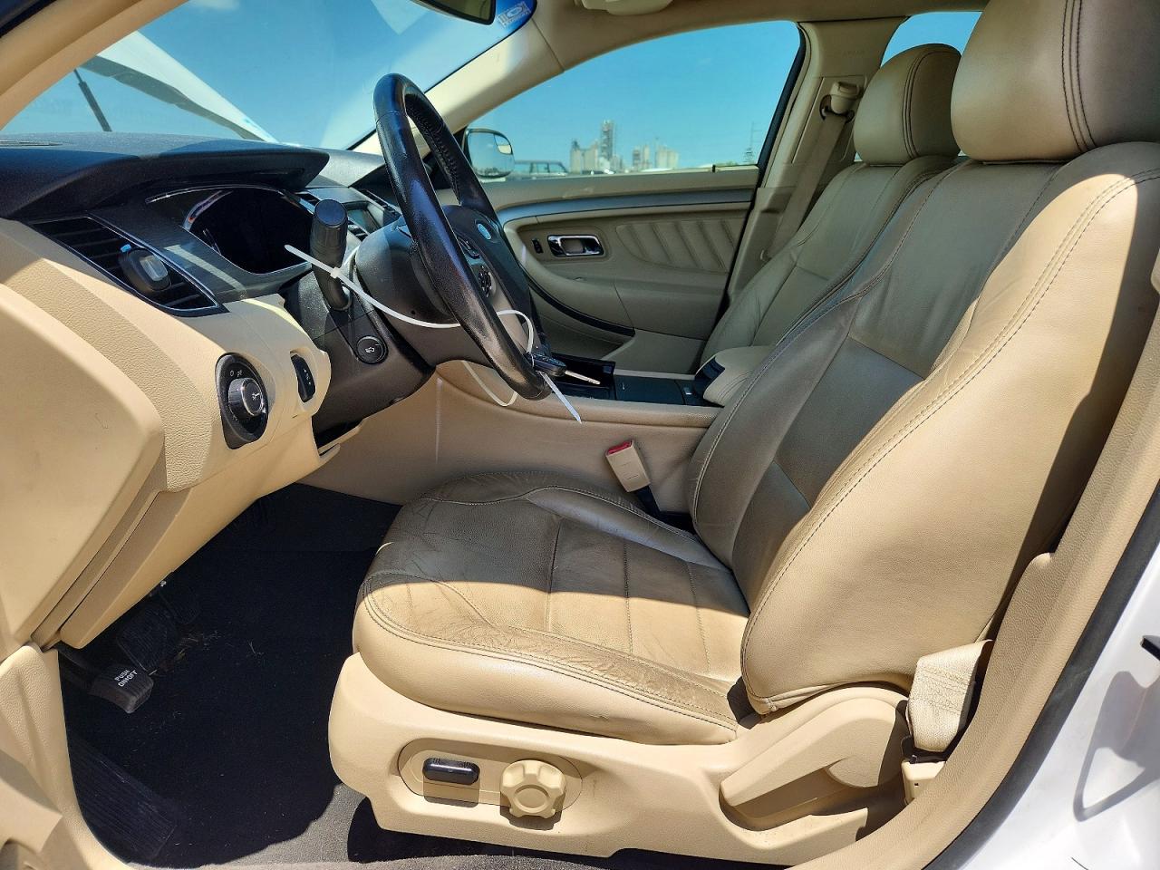 2014 Ford Taurus Sel Белый vin: 1FAHP2E89EG174310