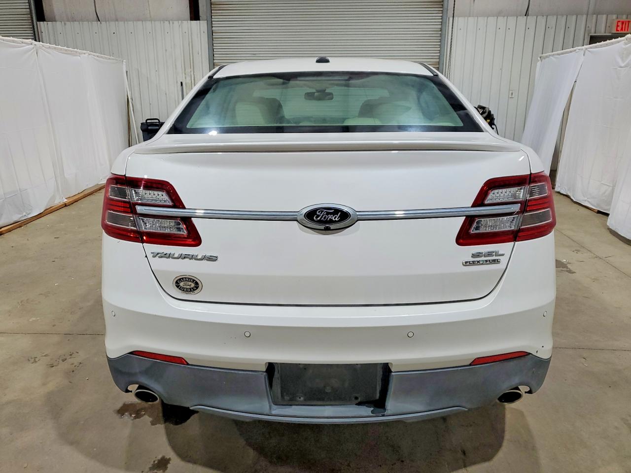 2015 Ford Taurus Sel White vin: 1FAHP2E89FG100533