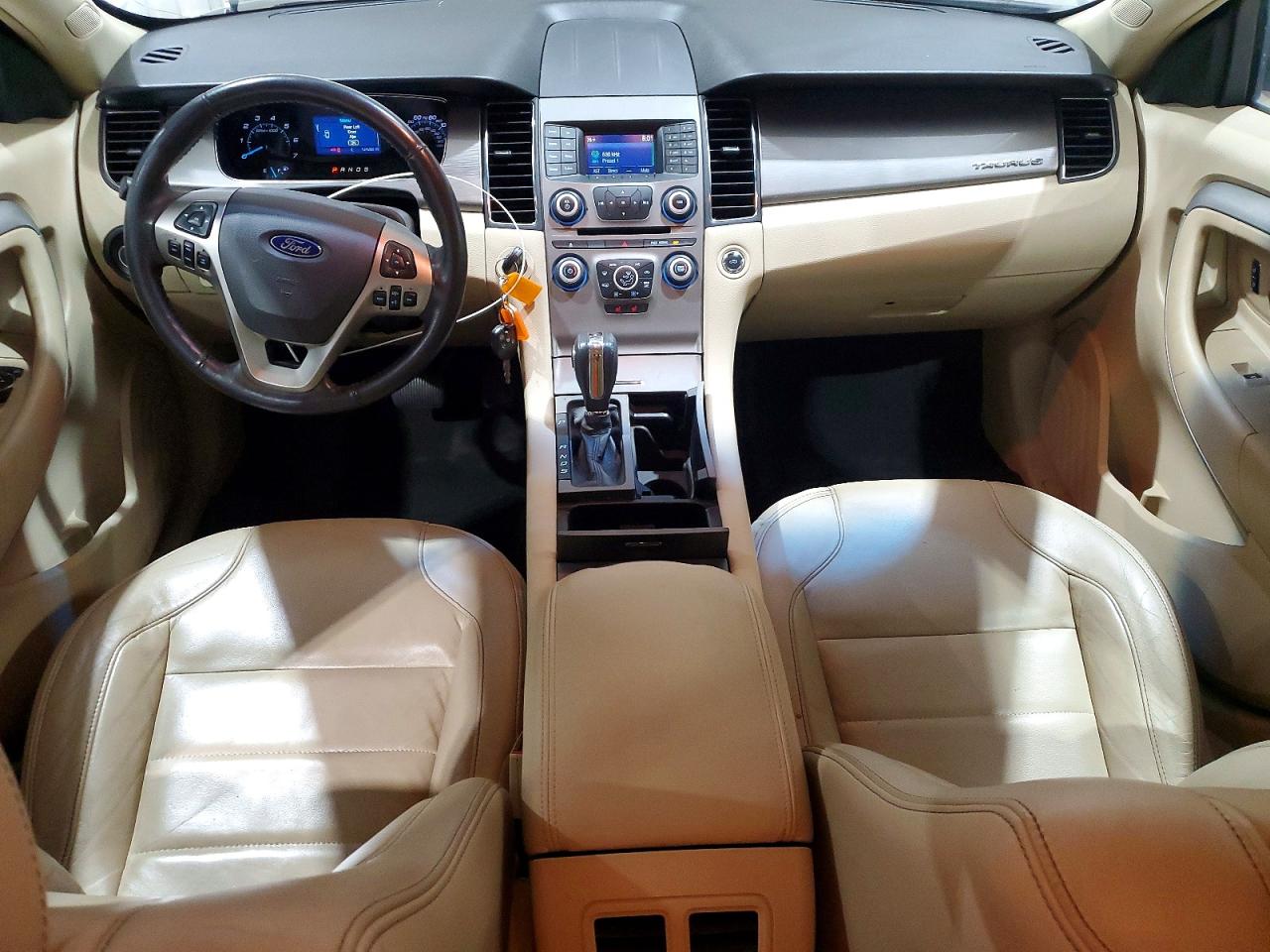 2015 Ford Taurus Sel White vin: 1FAHP2E89FG100533