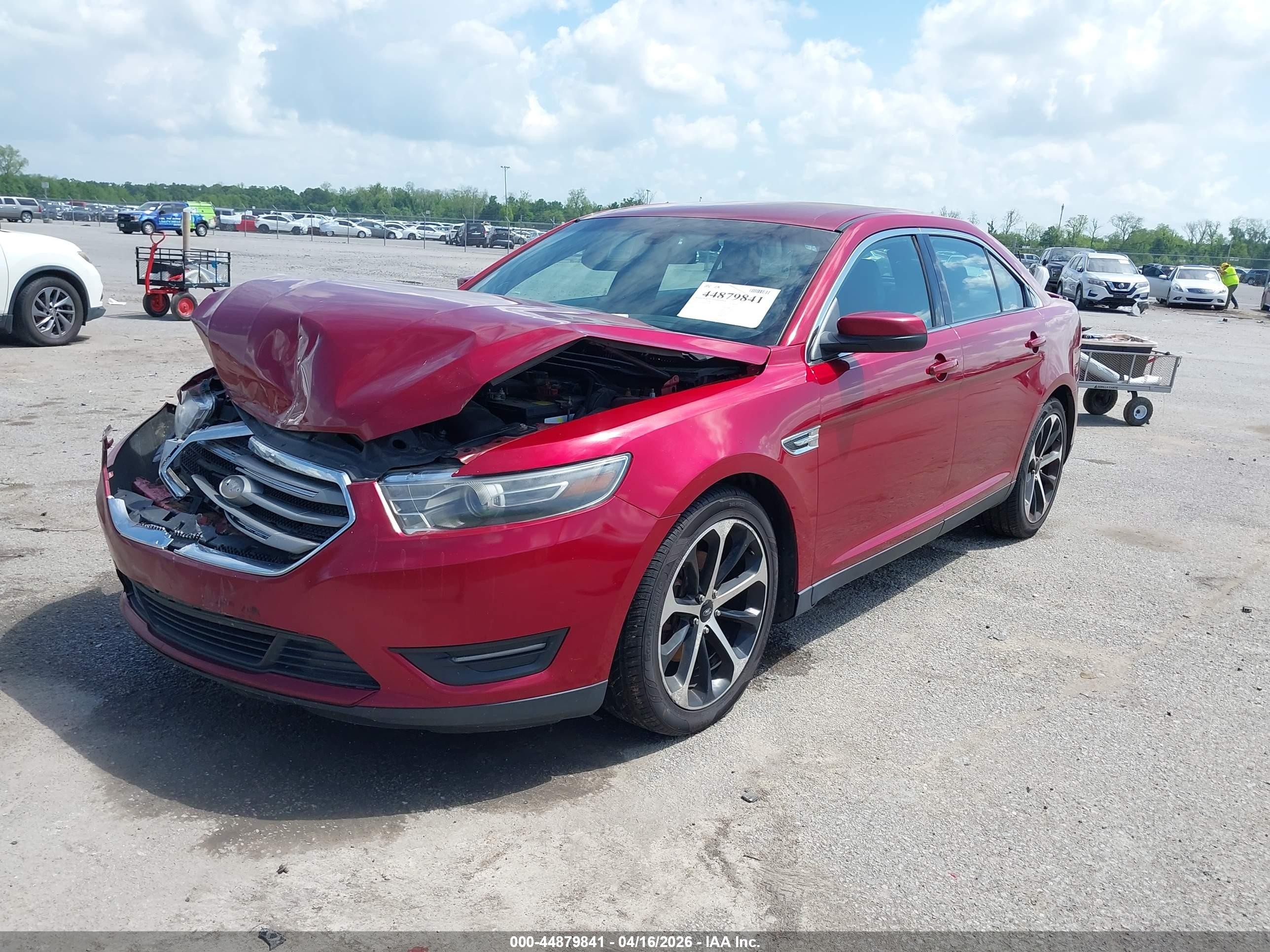 2015 Ford Taurus Sel Красный vin: 1FAHP2E89FG128672