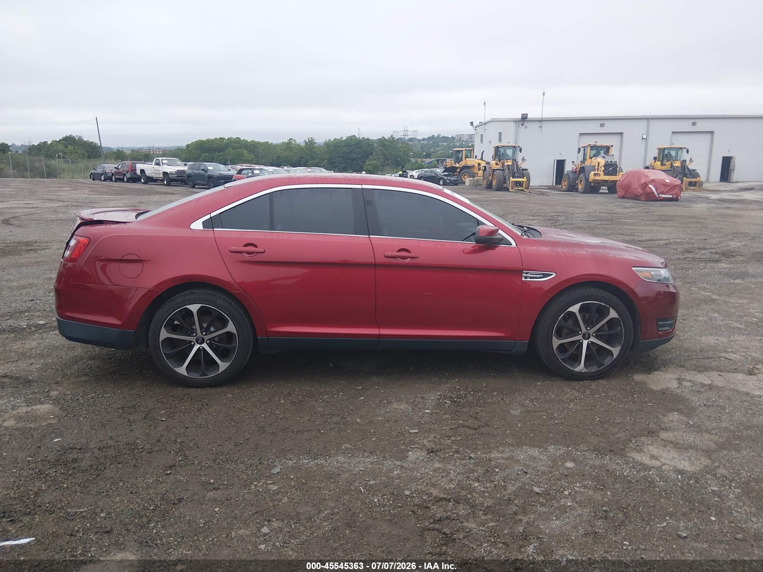 2015 Ford Taurus Sel Red vin: 1FAHP2E89FG181047