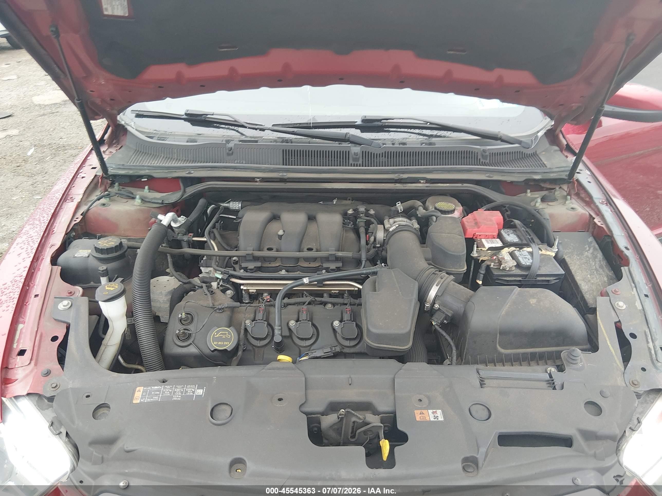 2015 Ford Taurus Sel Red vin: 1FAHP2E89FG181047