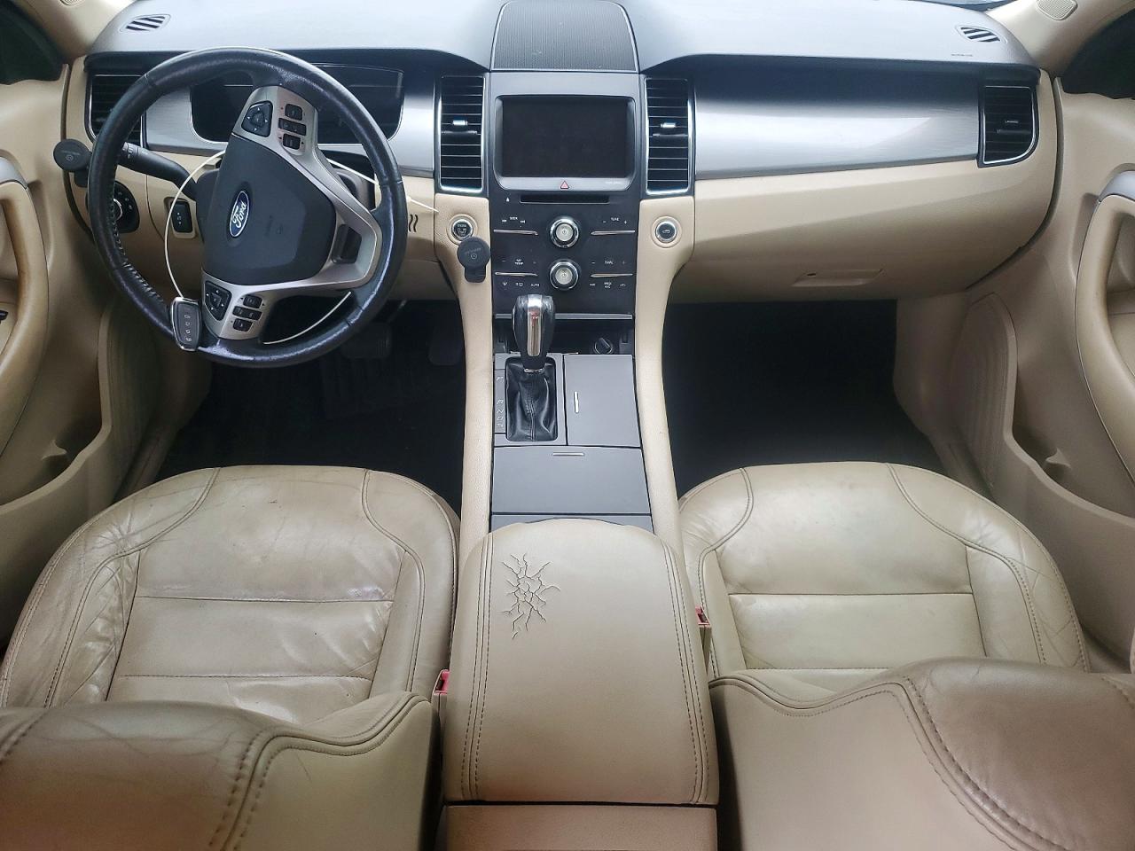 2015 Ford Taurus Sel White vin: 1FAHP2E89FG182361