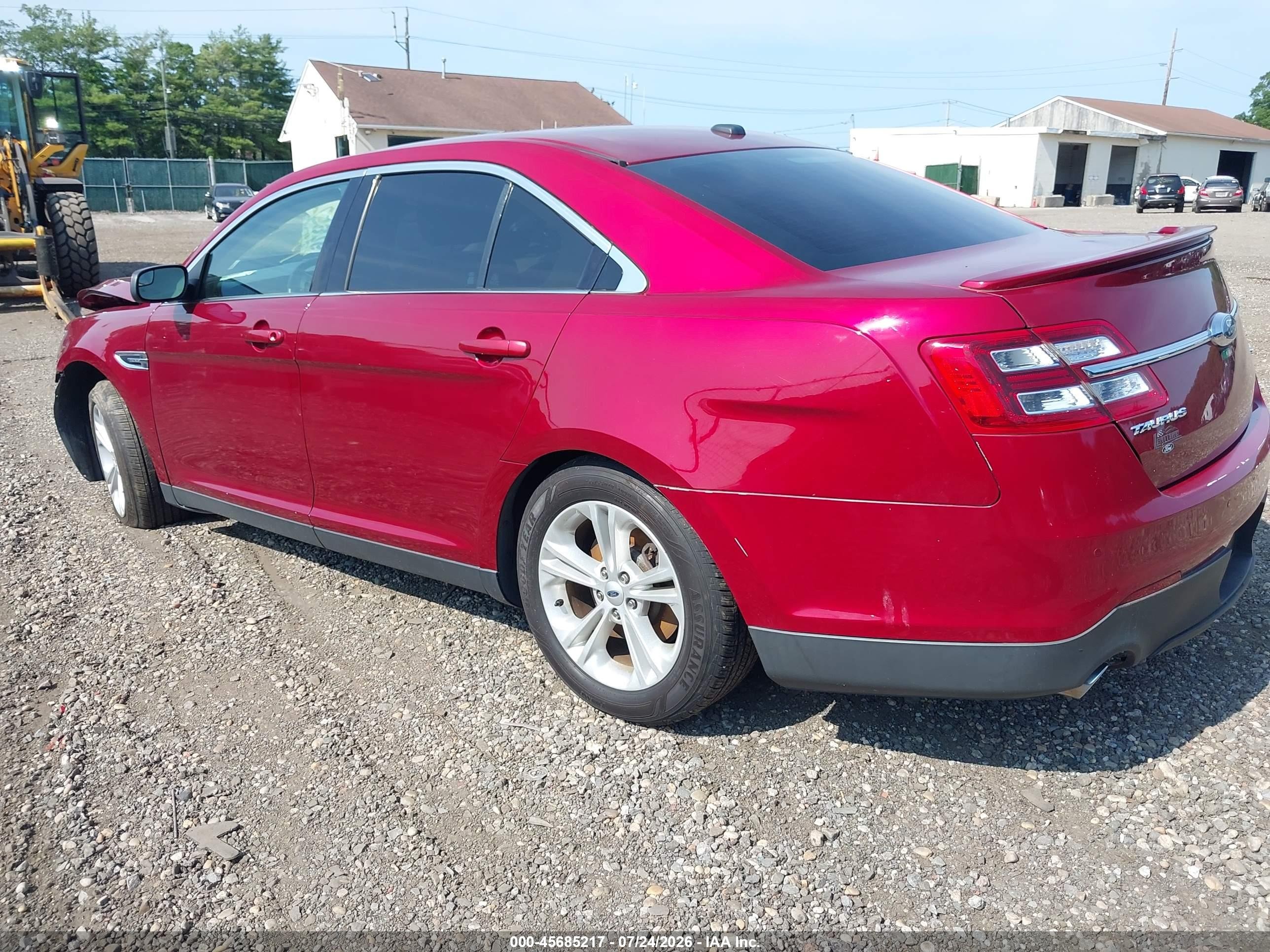 2015 Ford Taurus Sel Red vin: 1FAHP2E89FG187883