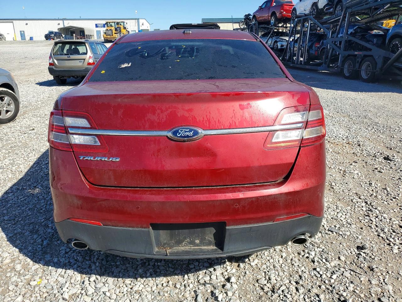 2015 Ford Taurus Sel Maroon vin: 1FAHP2E89FG206738