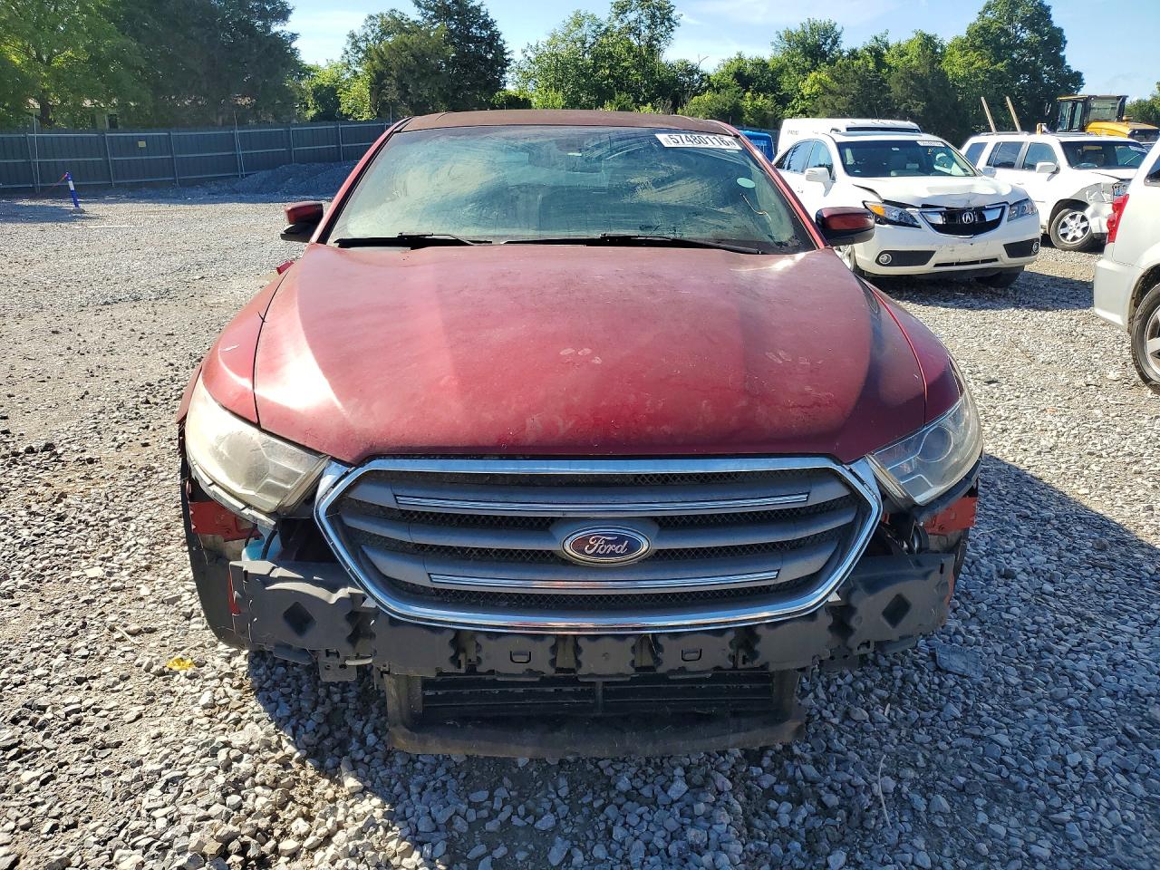 2015 Ford Taurus Sel Maroon vin: 1FAHP2E89FG206738