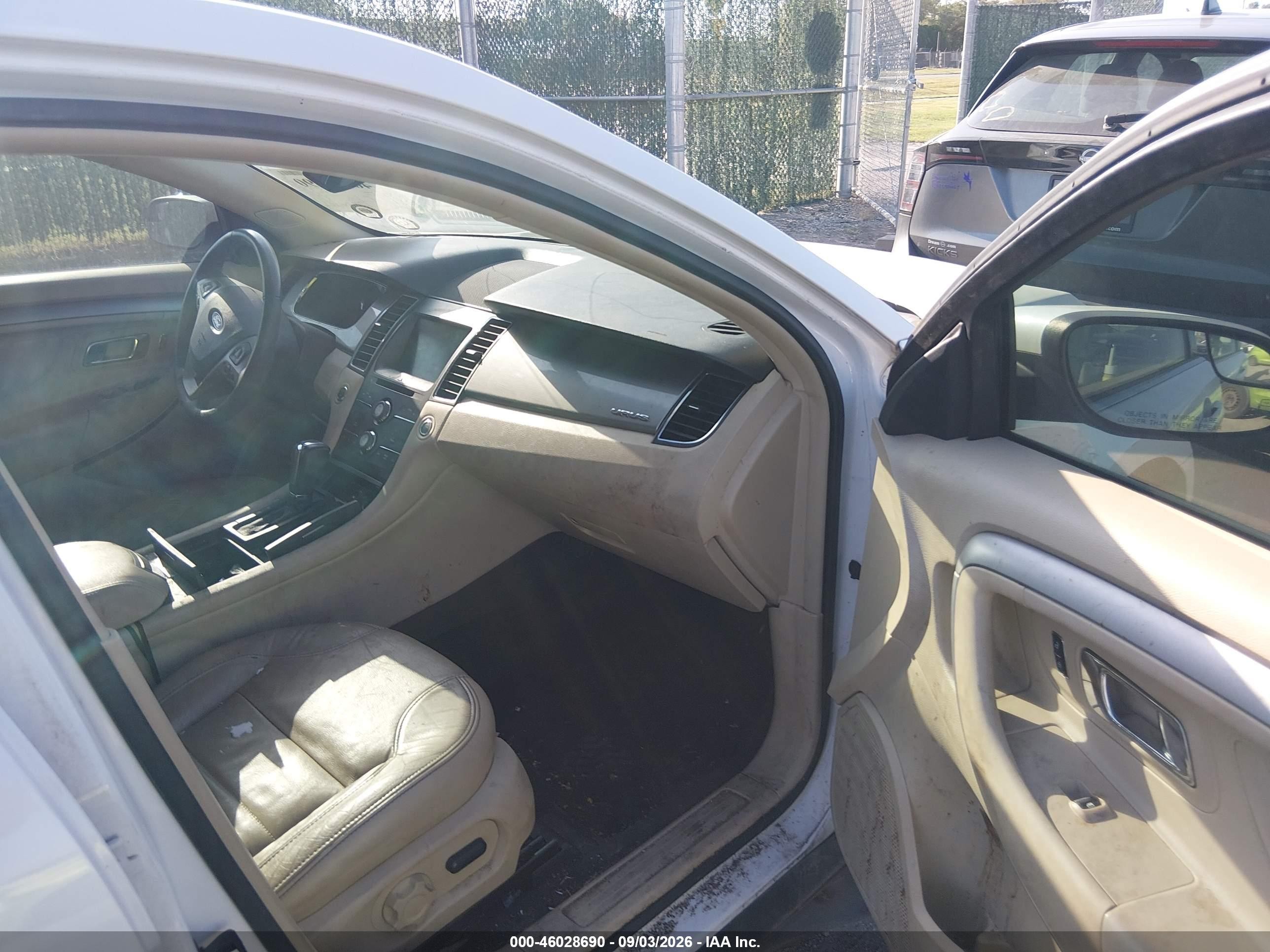 2015 Ford Taurus Sel White vin: 1FAHP2E89FG209056