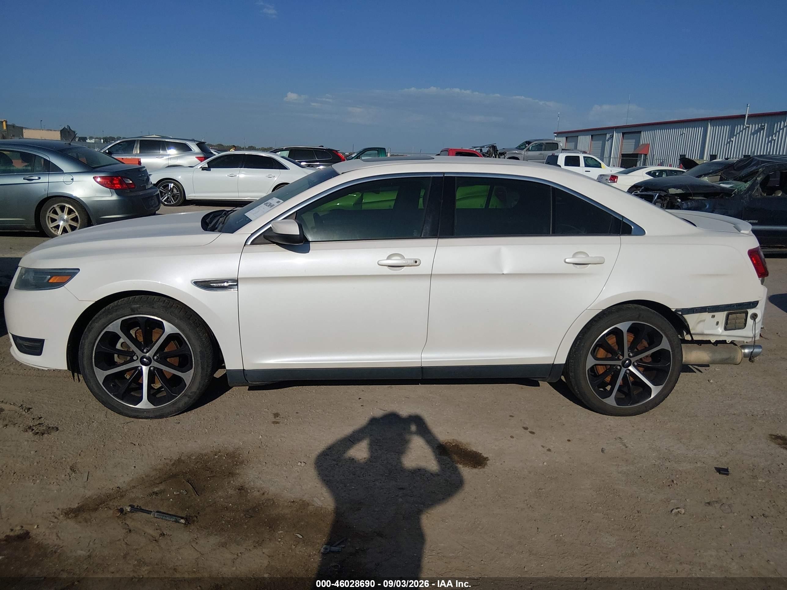 2015 Ford Taurus Sel White vin: 1FAHP2E89FG209056