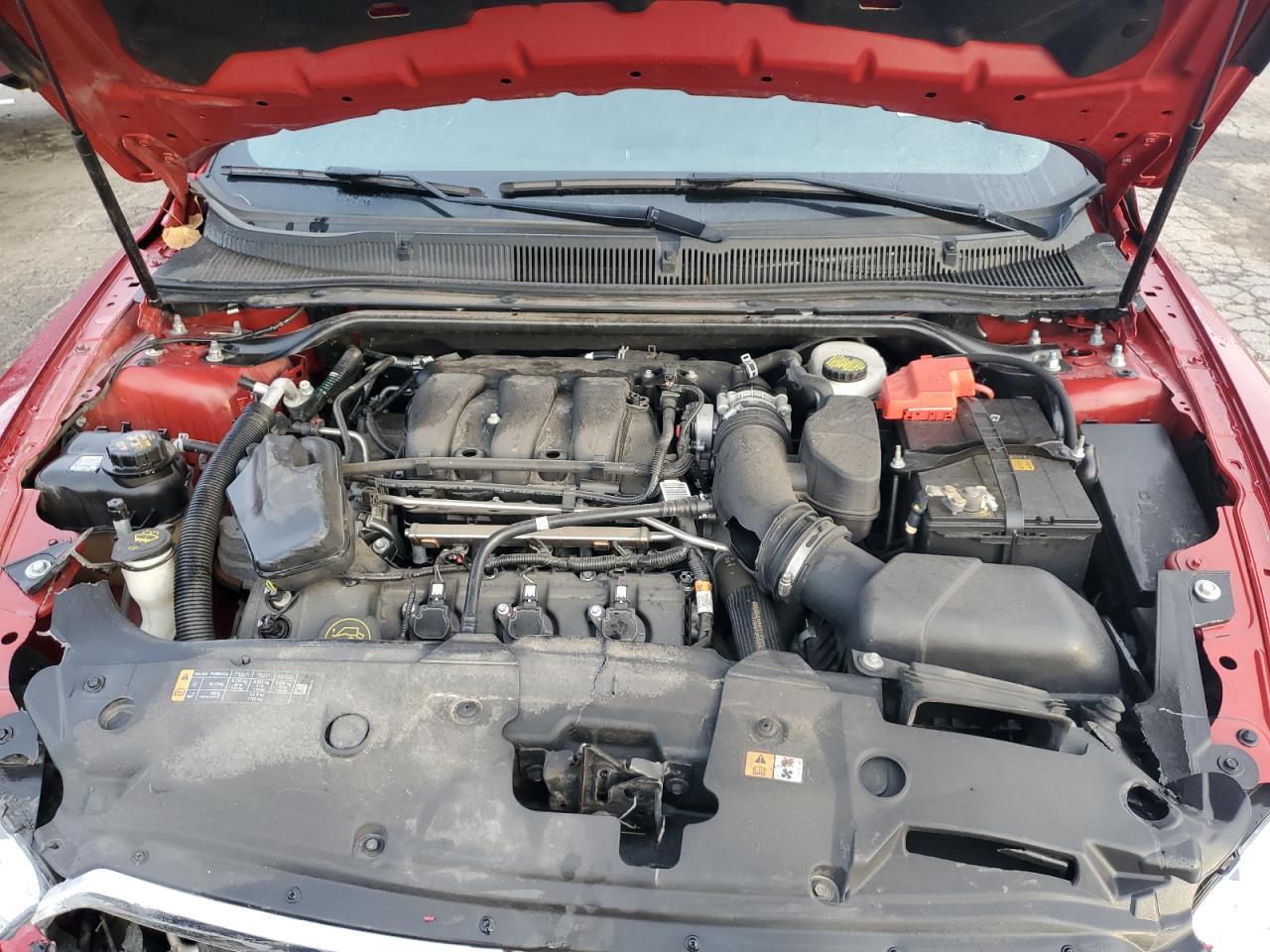 2018 Ford Taurus Sel Красный vin: 1FAHP2E89JG142340
