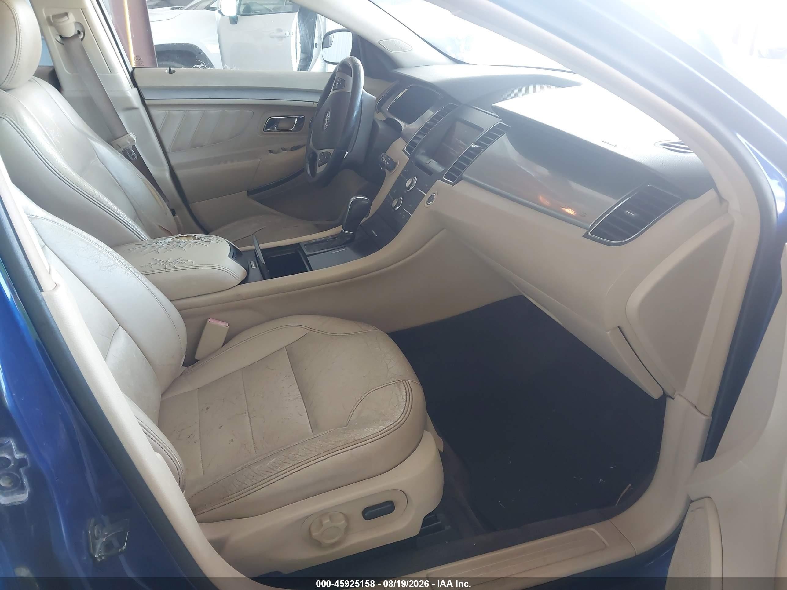 2013 Ford Taurus Sel Blue vin: 1FAHP2E8XDG105978