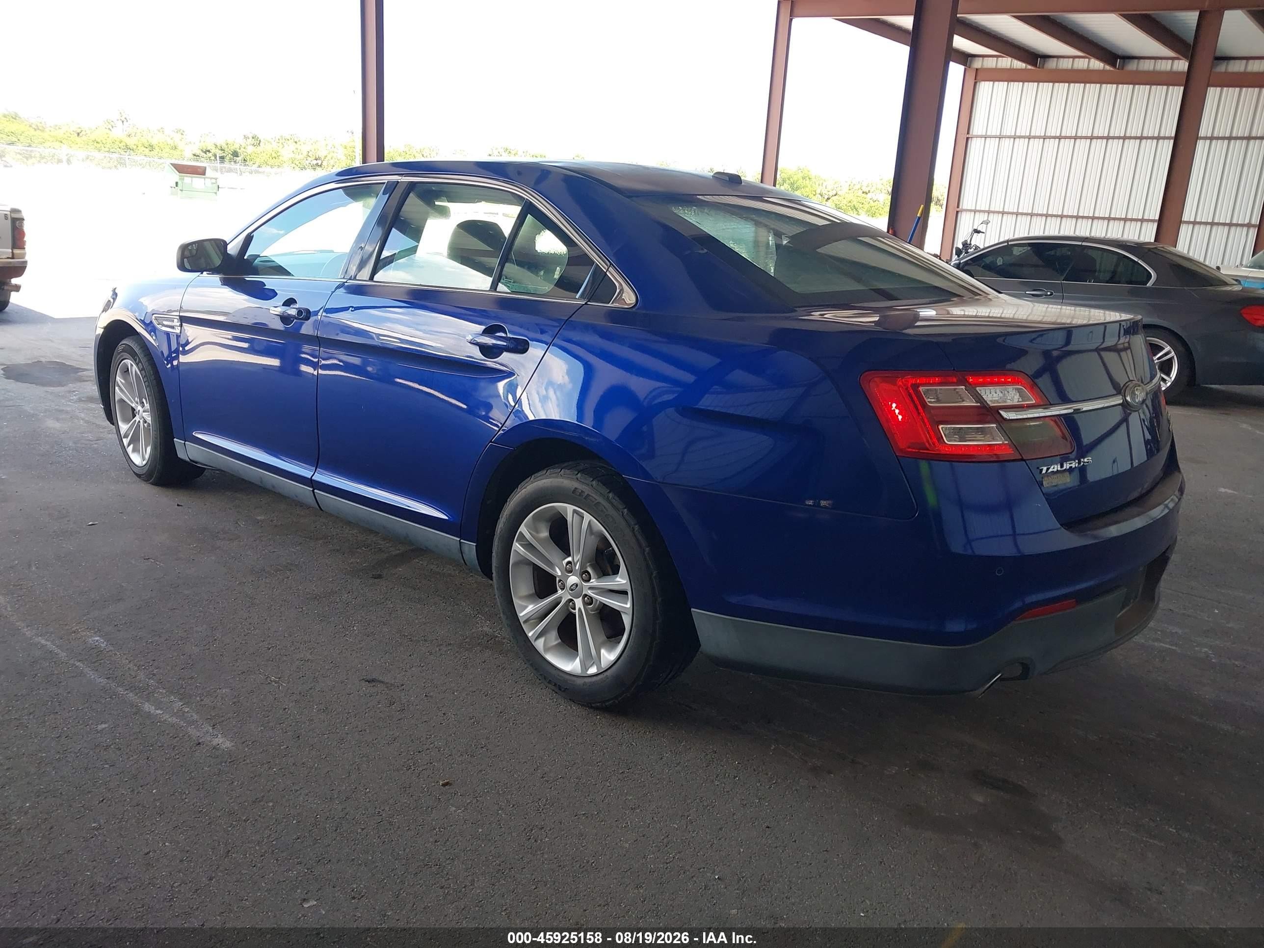 2013 Ford Taurus Sel Blue vin: 1FAHP2E8XDG105978