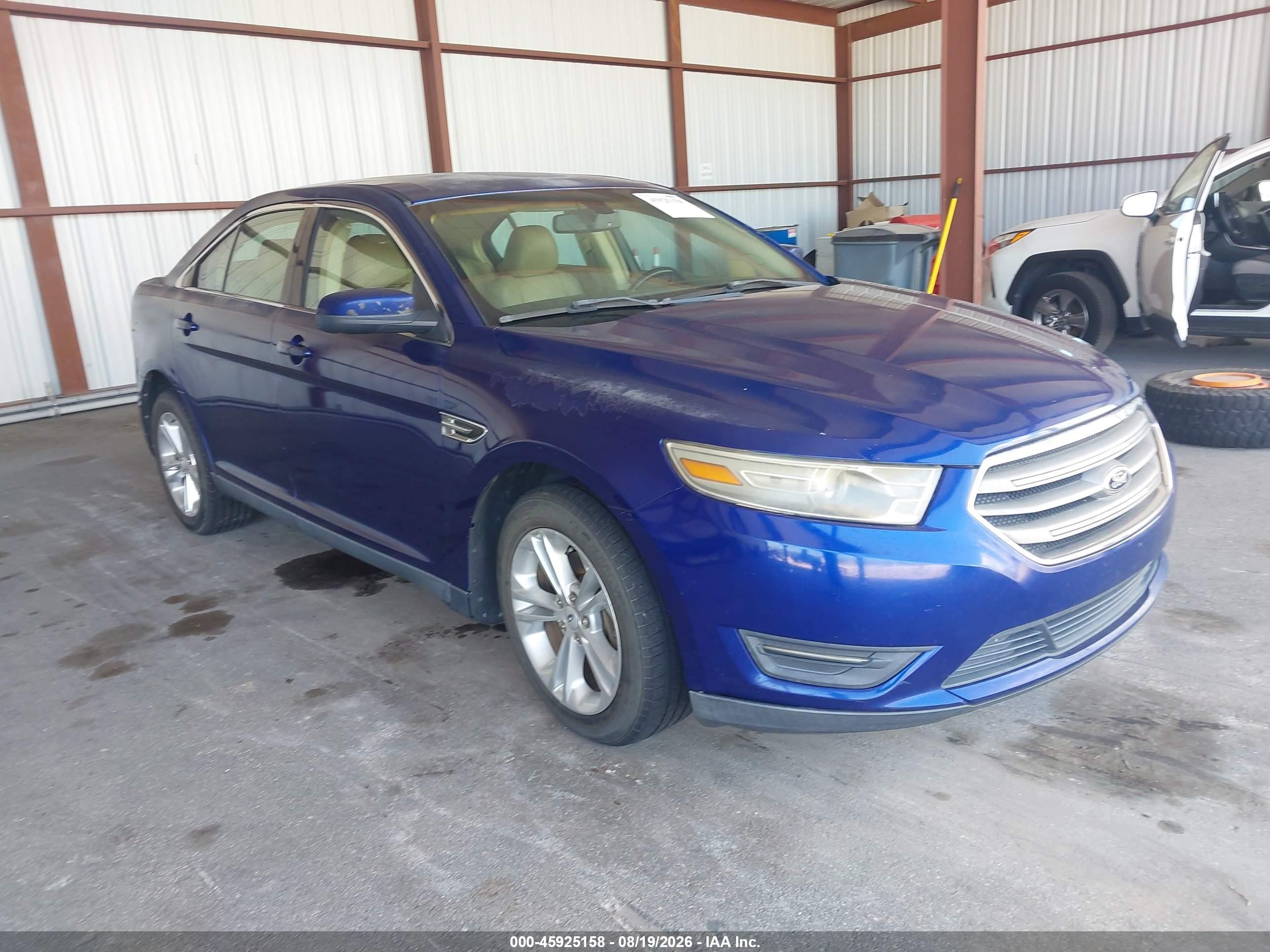 2013 Ford Taurus Sel Blue vin: 1FAHP2E8XDG105978