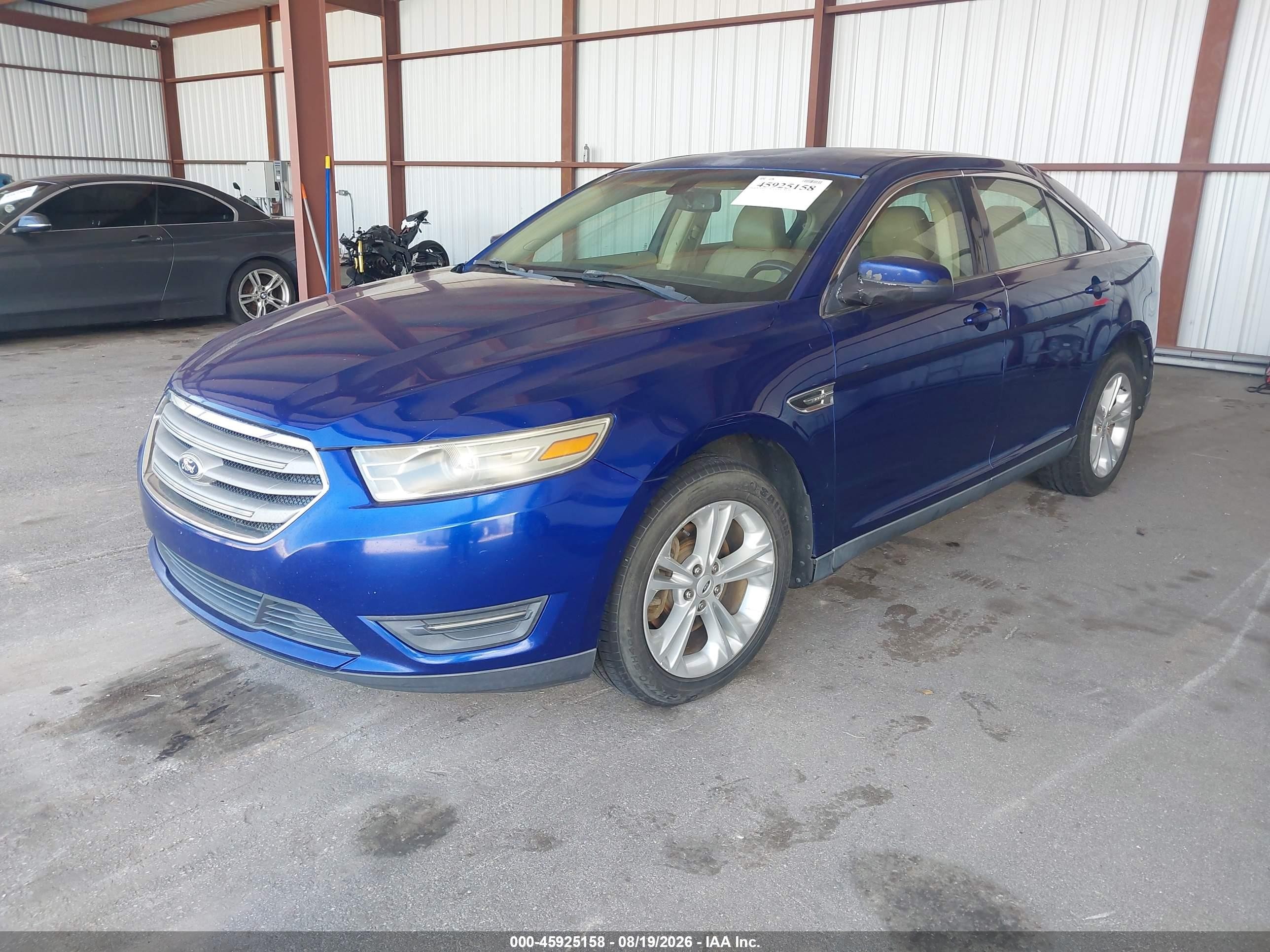 2013 Ford Taurus Sel Blue vin: 1FAHP2E8XDG105978