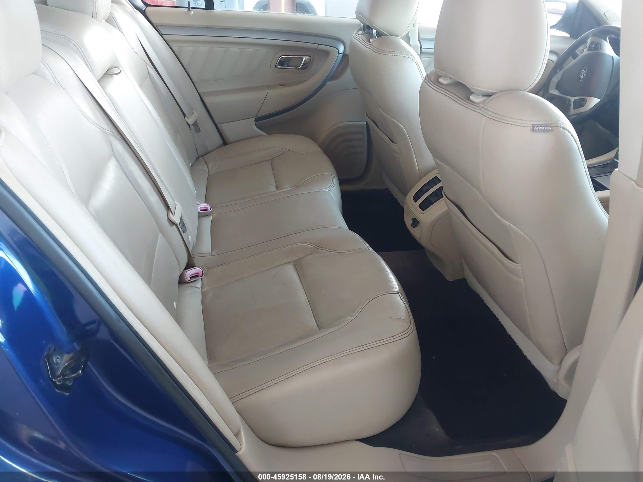 2013 Ford Taurus Sel Blue vin: 1FAHP2E8XDG105978