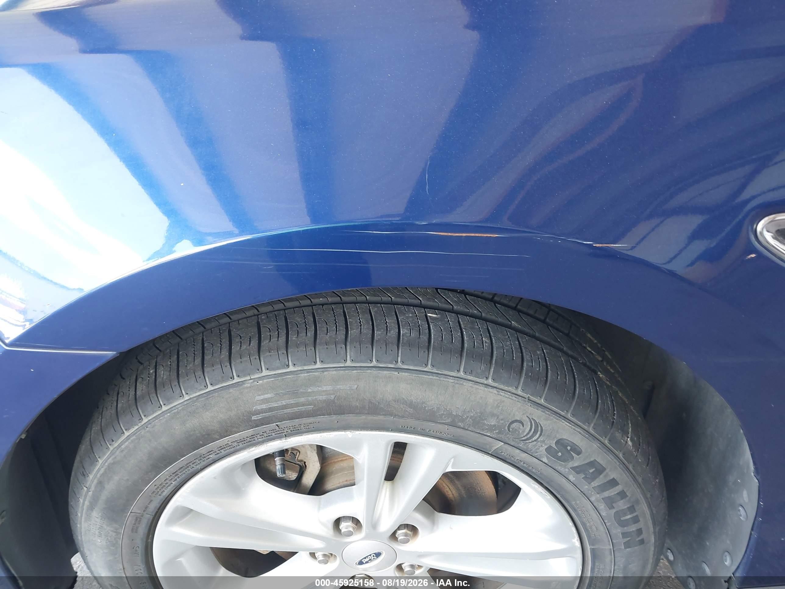 2013 Ford Taurus Sel Blue vin: 1FAHP2E8XDG105978