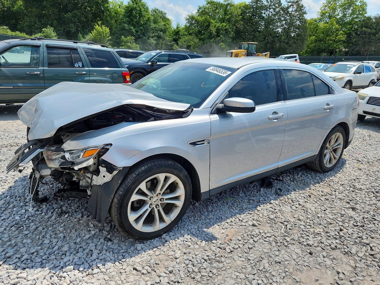 2013 Ford Taurus Sel Silver vin: 1FAHP2E8XDG158924