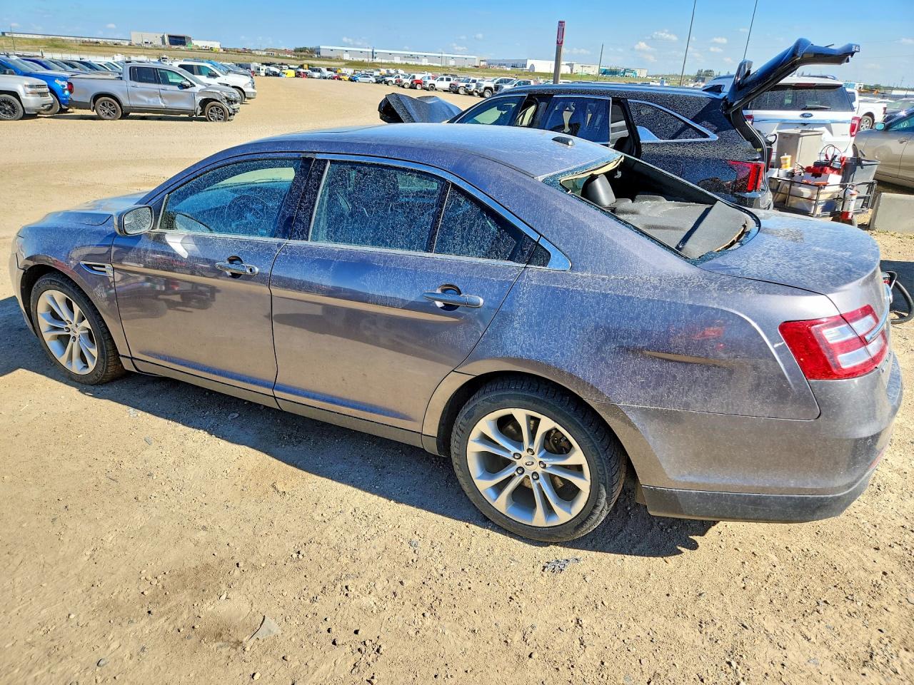 2013 Ford Taurus Sel Gray vin: 1FAHP2E8XDG208950
