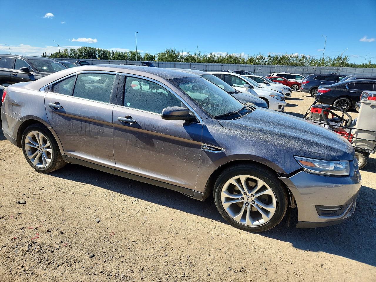 2013 Ford Taurus Sel Gray vin: 1FAHP2E8XDG208950
