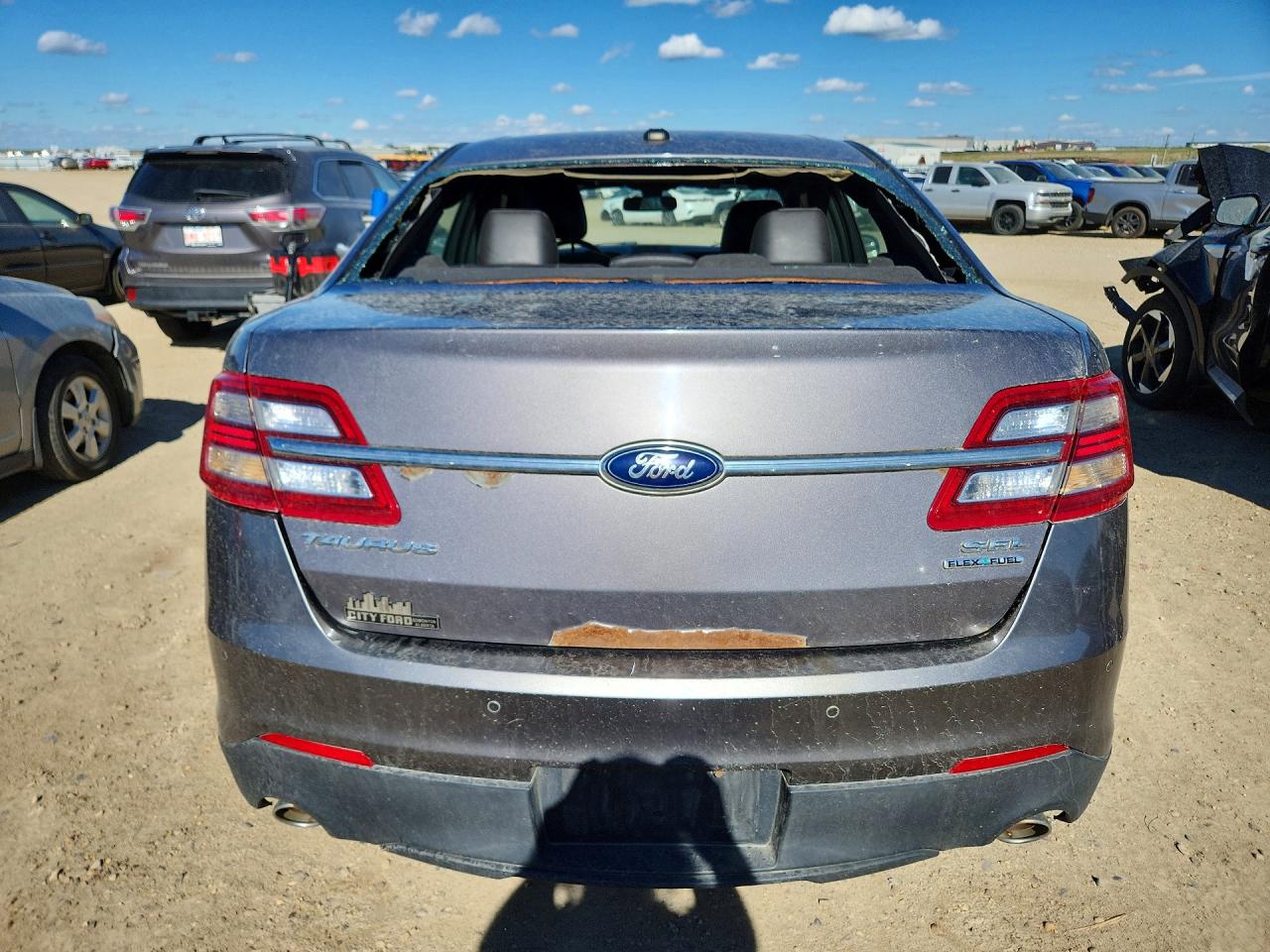 2013 Ford Taurus Sel Gray vin: 1FAHP2E8XDG208950