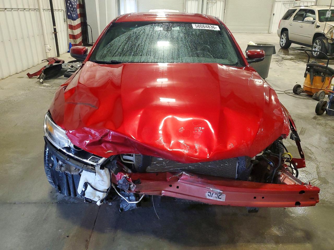 2013 Ford Taurus Sel Red vin: 1FAHP2E8XDG212089