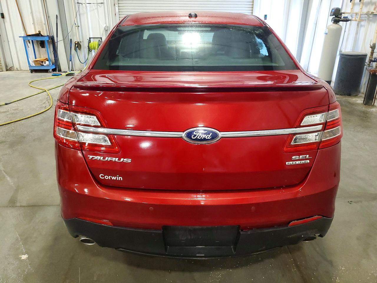 2013 Ford Taurus Sel Red vin: 1FAHP2E8XDG212089