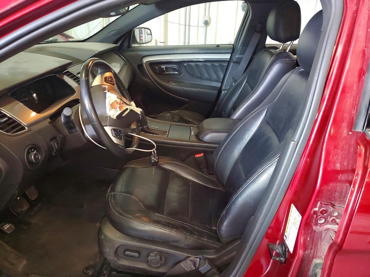 2013 Ford Taurus Sel Red vin: 1FAHP2E8XDG212089