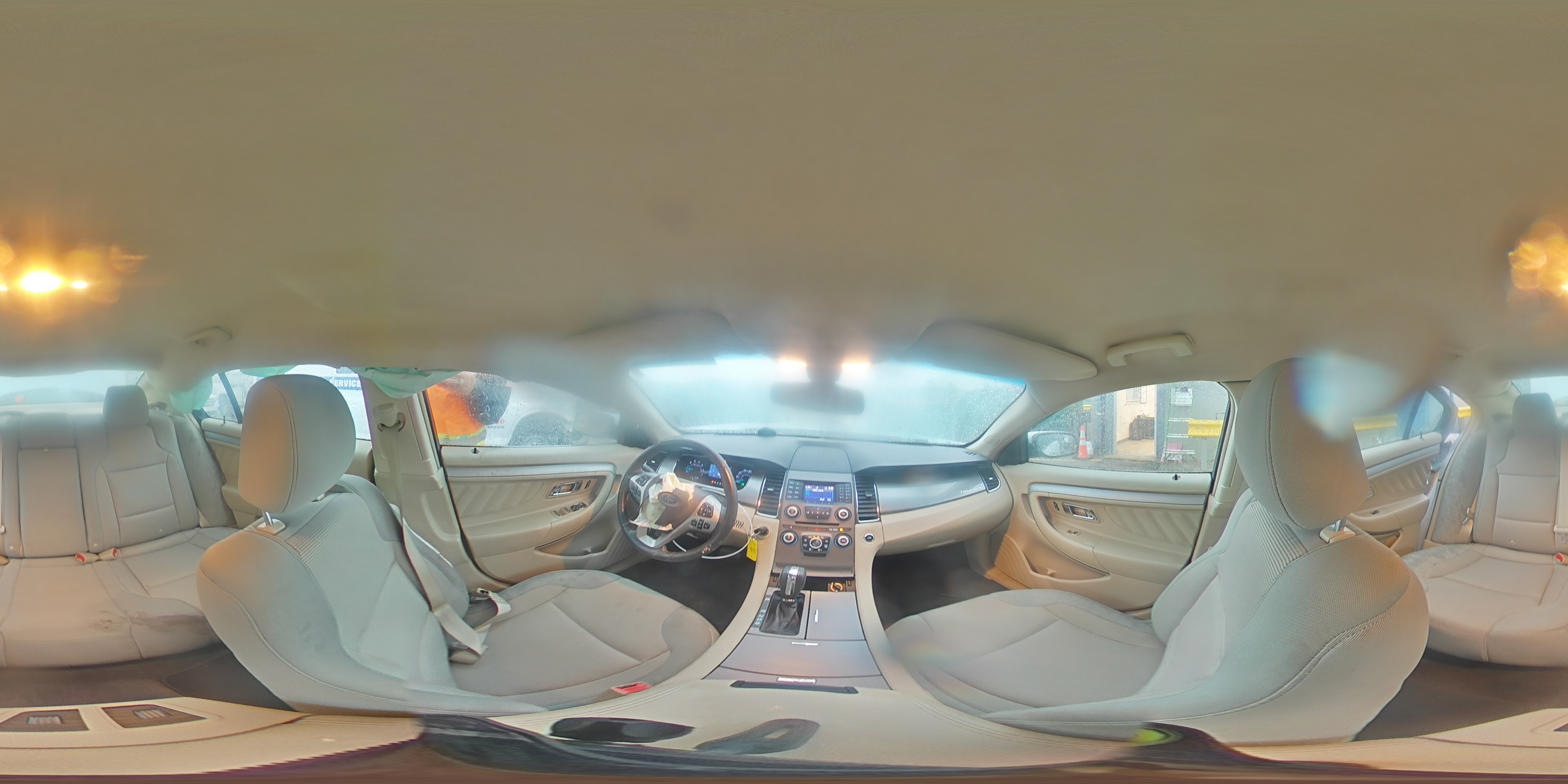 2014 Ford Taurus Sel White vin: 1FAHP2E8XEG107103