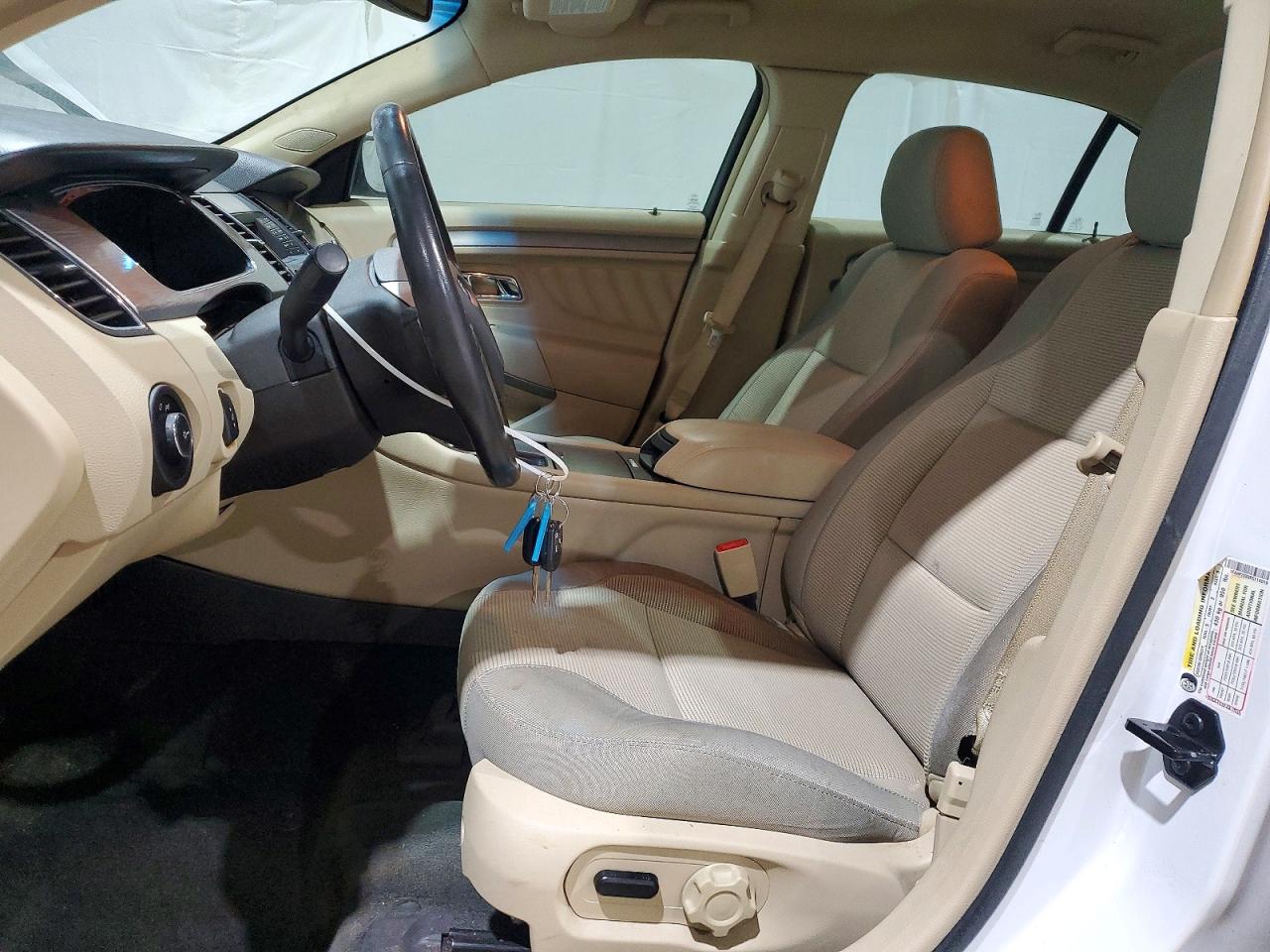 2015 Ford Taurus Sel White vin: 1FAHP2E8XFG114019