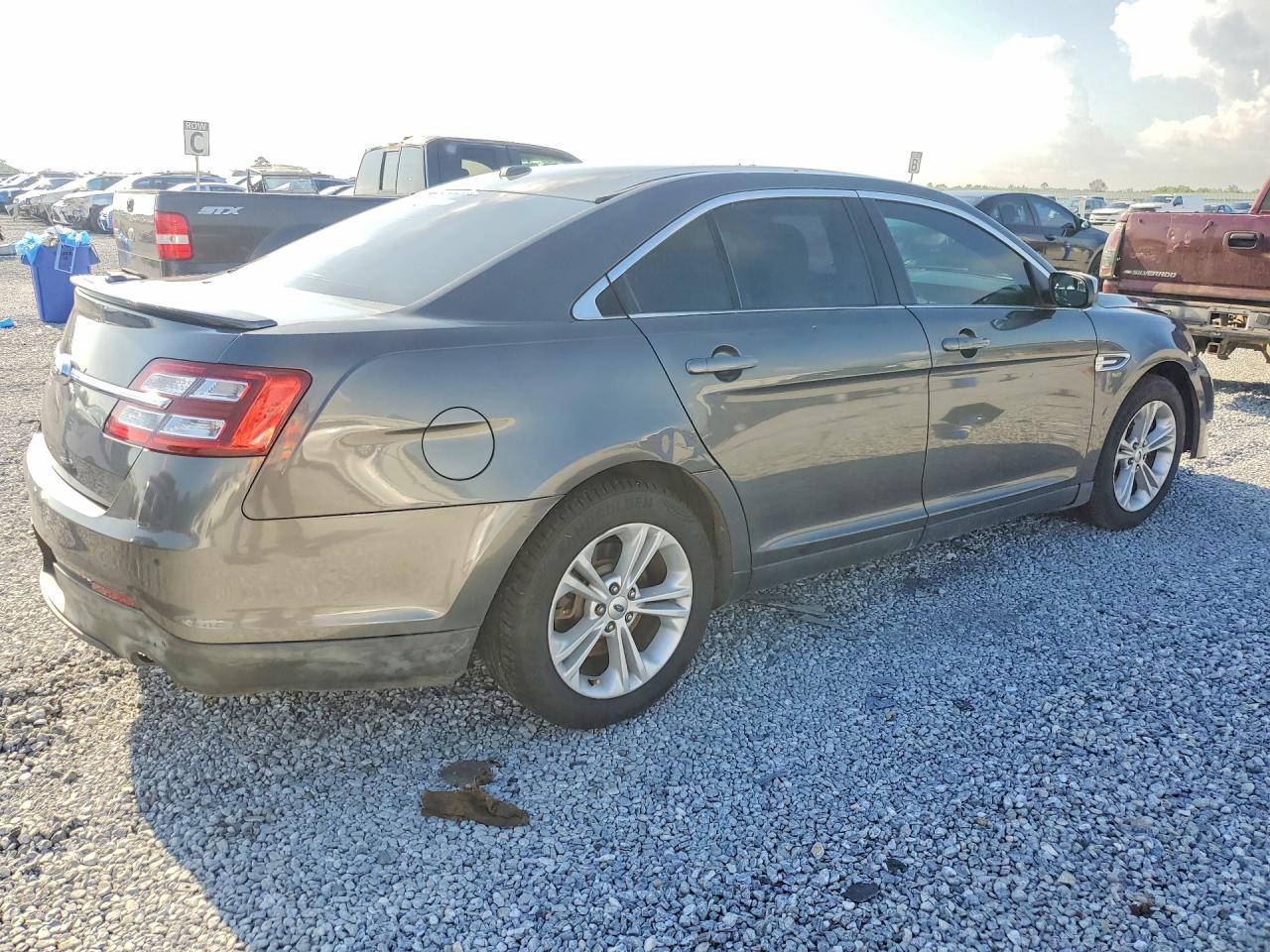 2015 Ford Taurus Sel Gray vin: 1FAHP2E8XFG135257