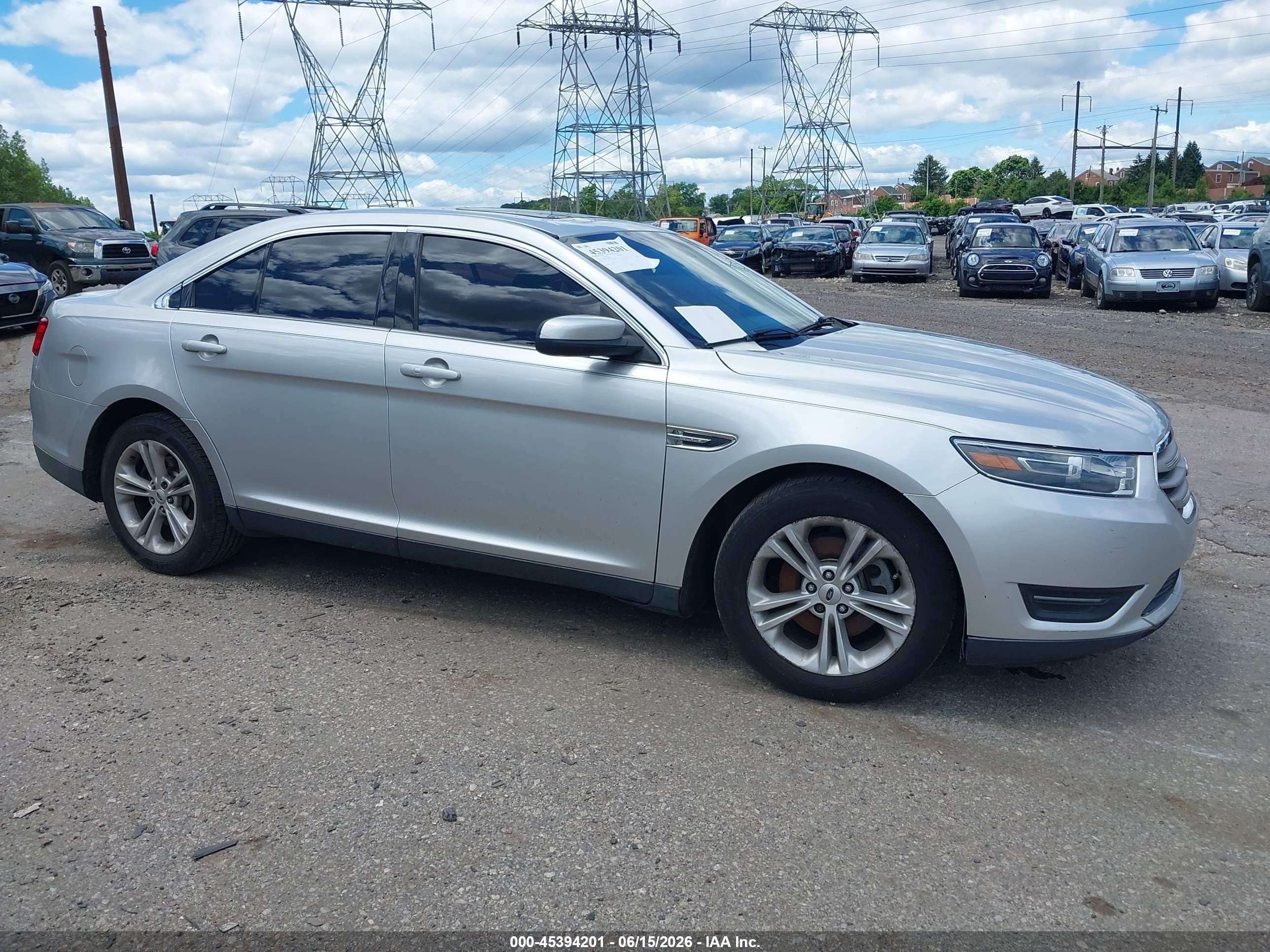 2015 Ford Taurus Sel Silver vin: 1FAHP2E8XFG156495