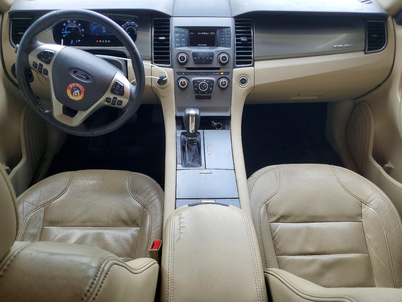 2015 Ford Taurus Sel White vin: 1FAHP2E8XFG160871