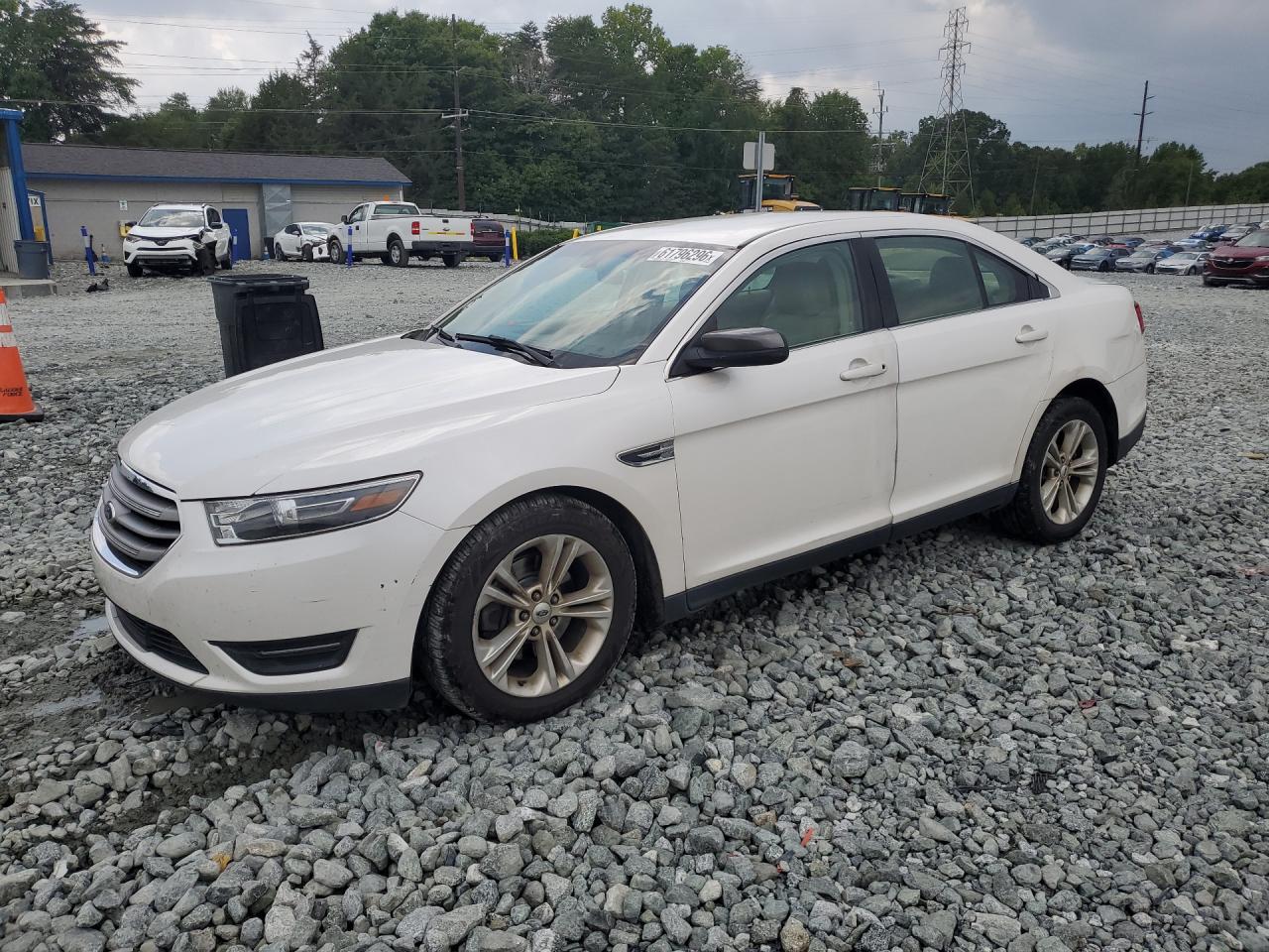 2015 Ford Taurus Sel White vin: 1FAHP2E8XFG160871