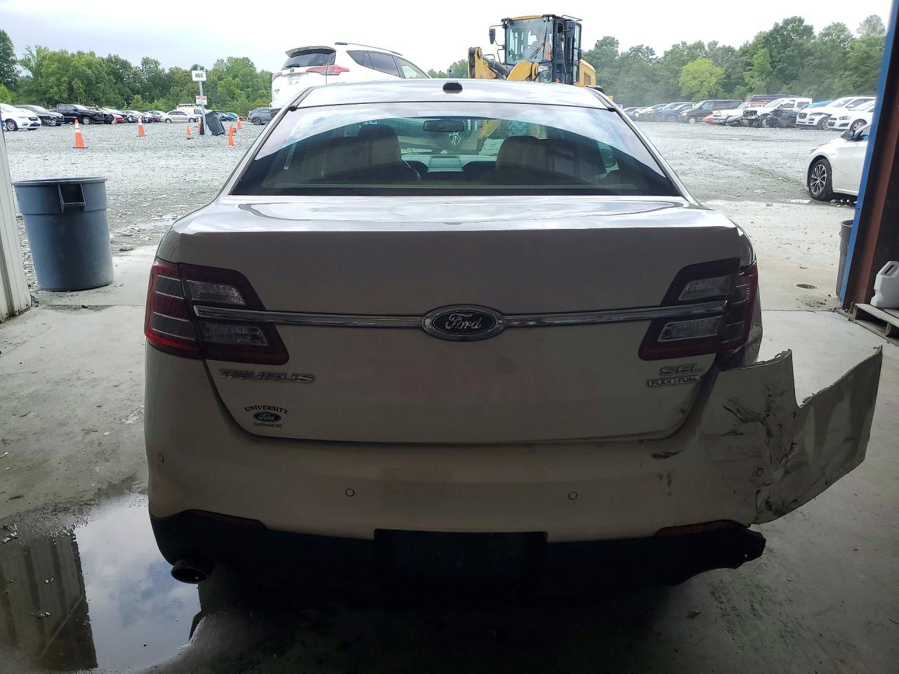 2015 Ford Taurus Sel White vin: 1FAHP2E8XFG160871