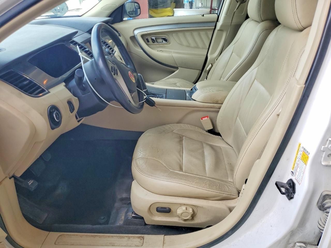 2015 Ford Taurus Sel White vin: 1FAHP2E8XFG160871
