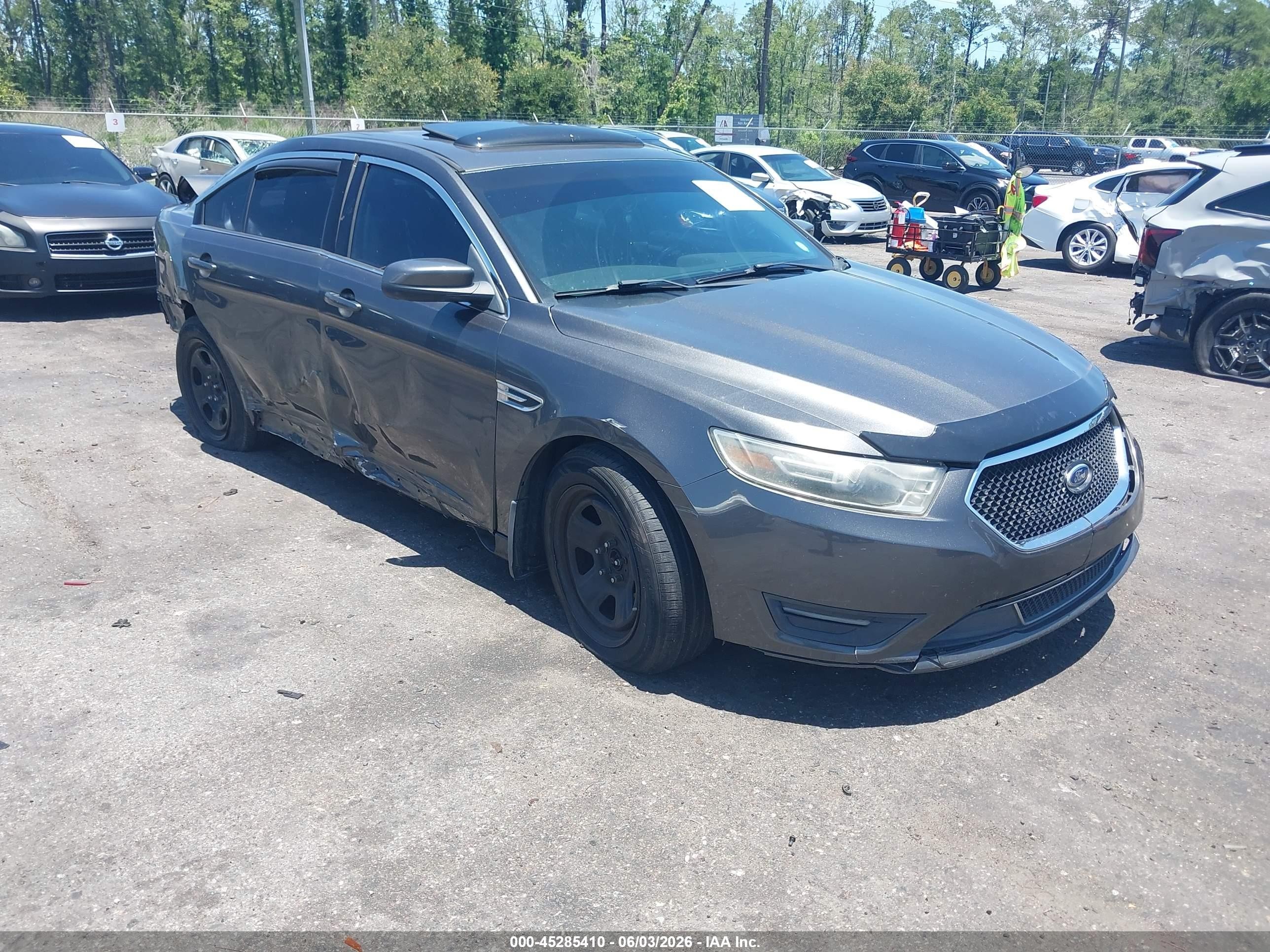 2015 Ford Taurus Sel Gray vin: 1FAHP2E8XFG160918