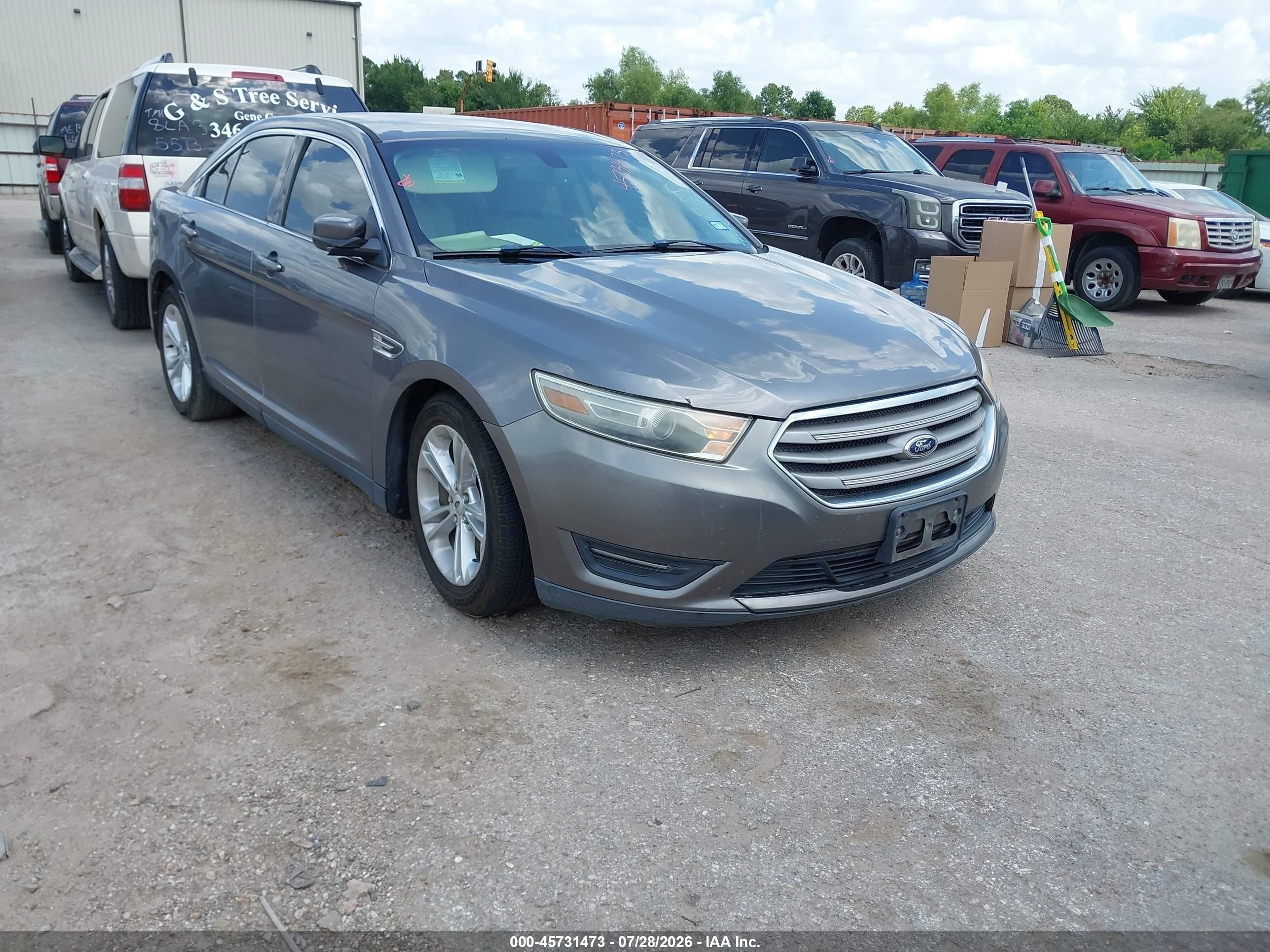 2013 Ford Taurus Sel Gray vin: 1FAHP2E90DG185154