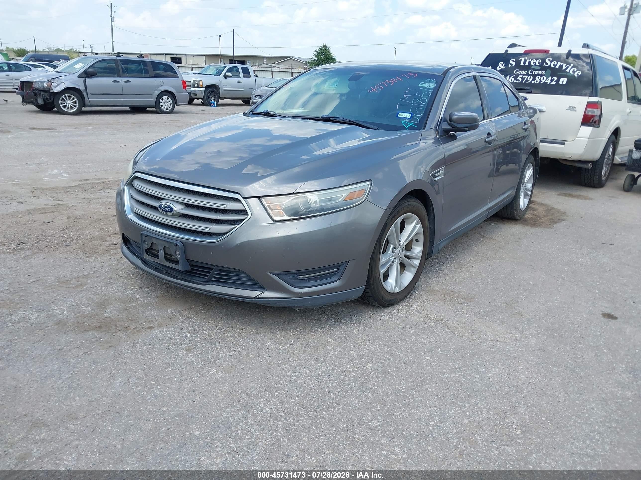 2013 Ford Taurus Sel Gray vin: 1FAHP2E90DG185154