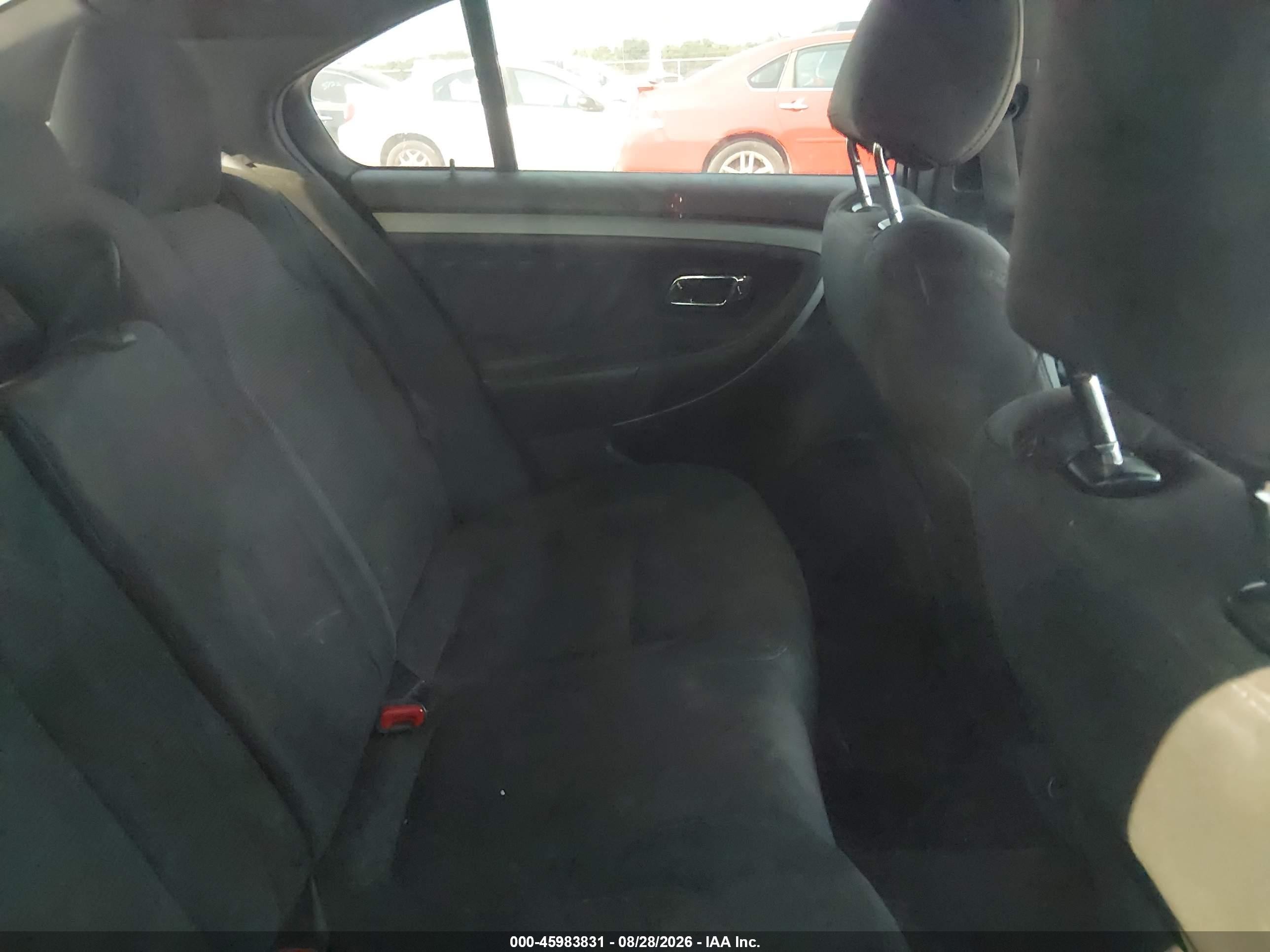 2013 Ford Taurus Sel Red vin: 1FAHP2E93DG197413