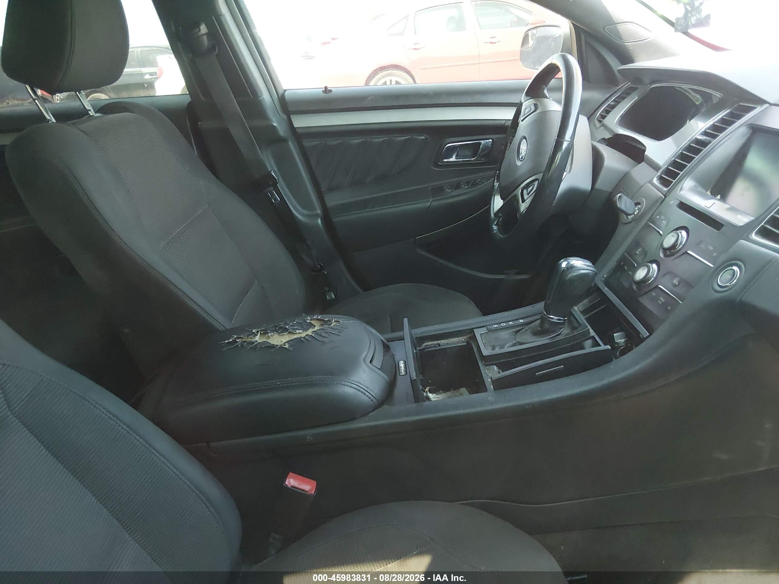 2013 Ford Taurus Sel Red vin: 1FAHP2E93DG197413